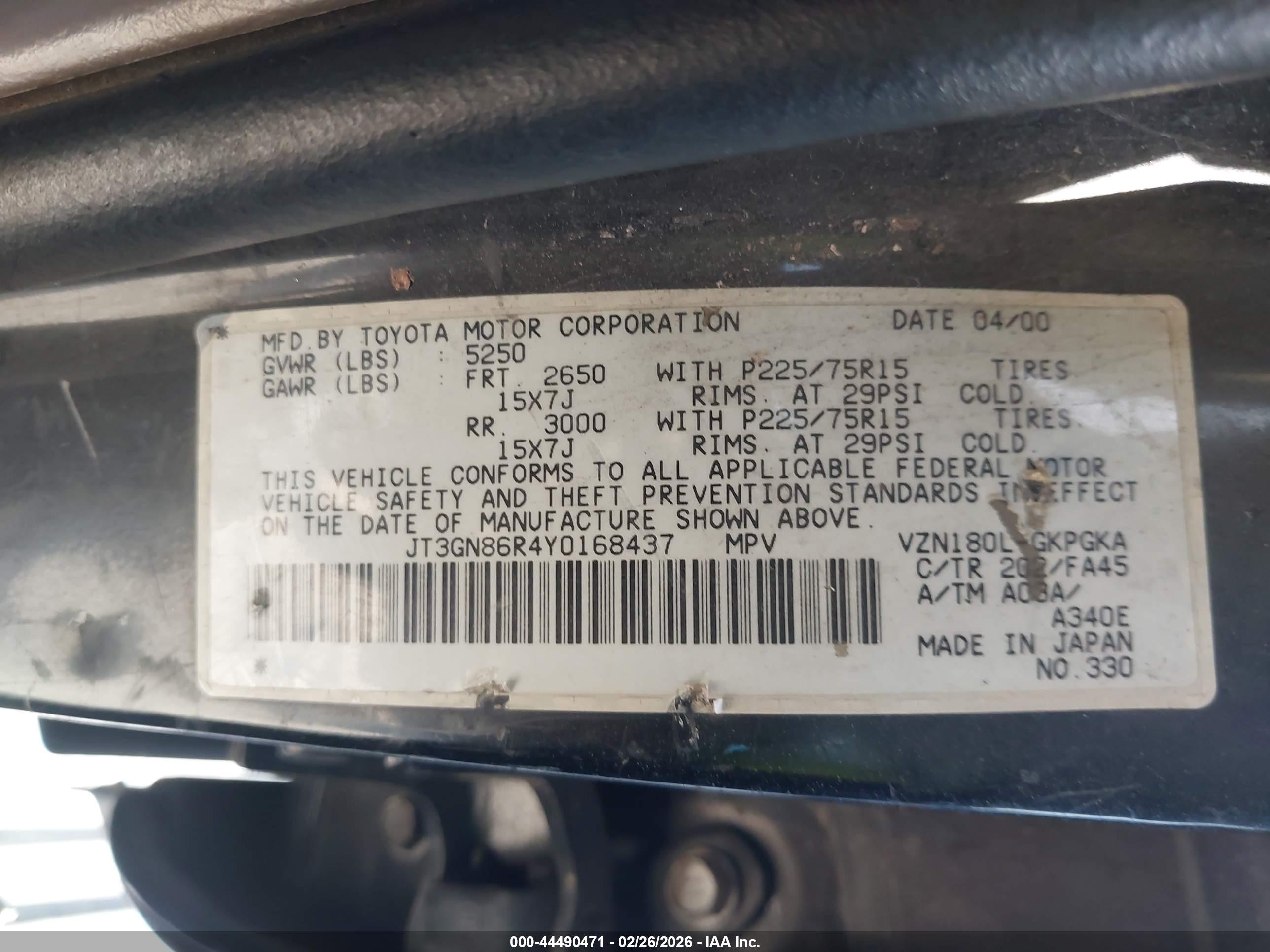 TOYOTA 4RUNNER image 9