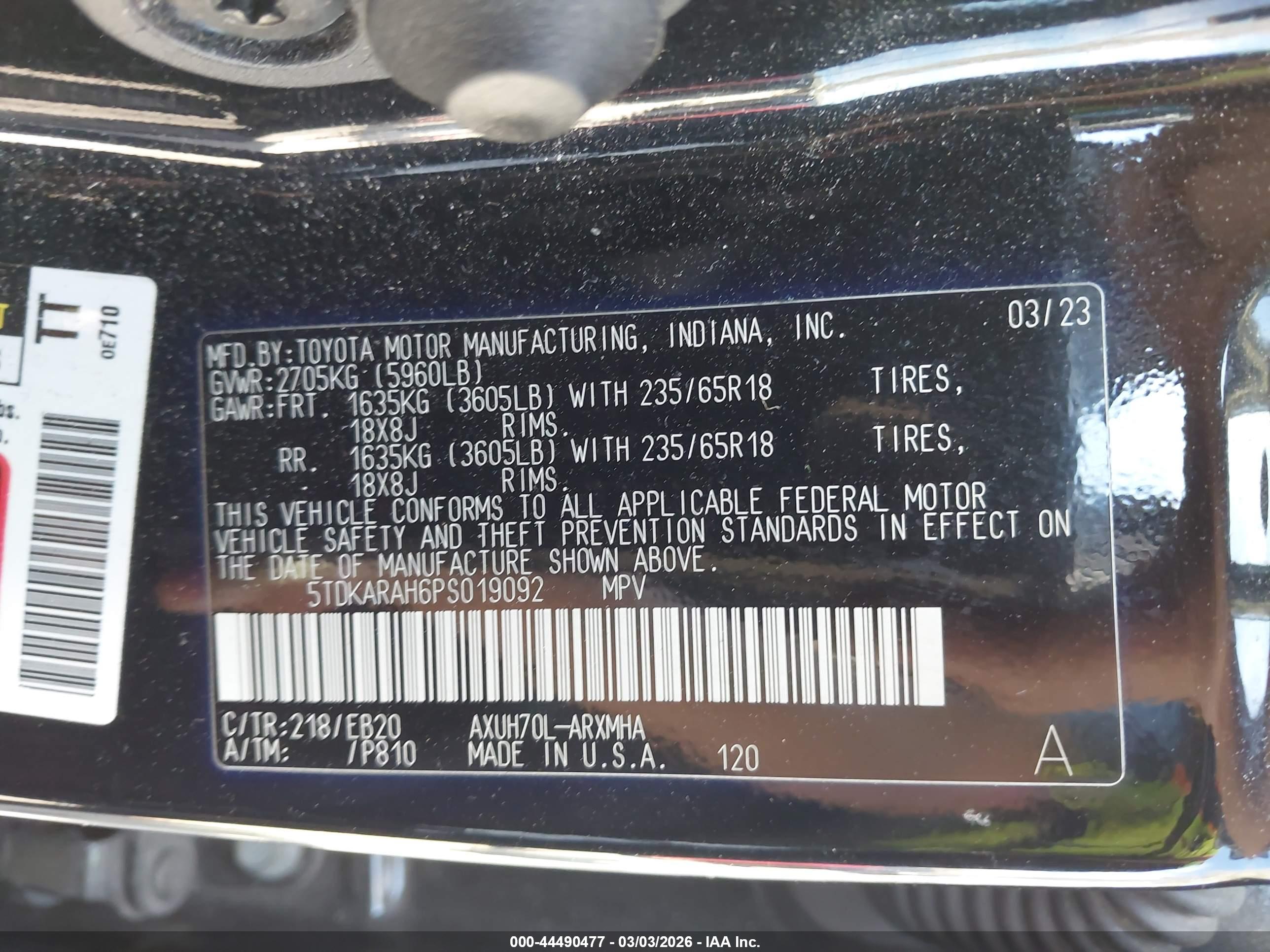 TOYOTA HIGHLANDER image 9