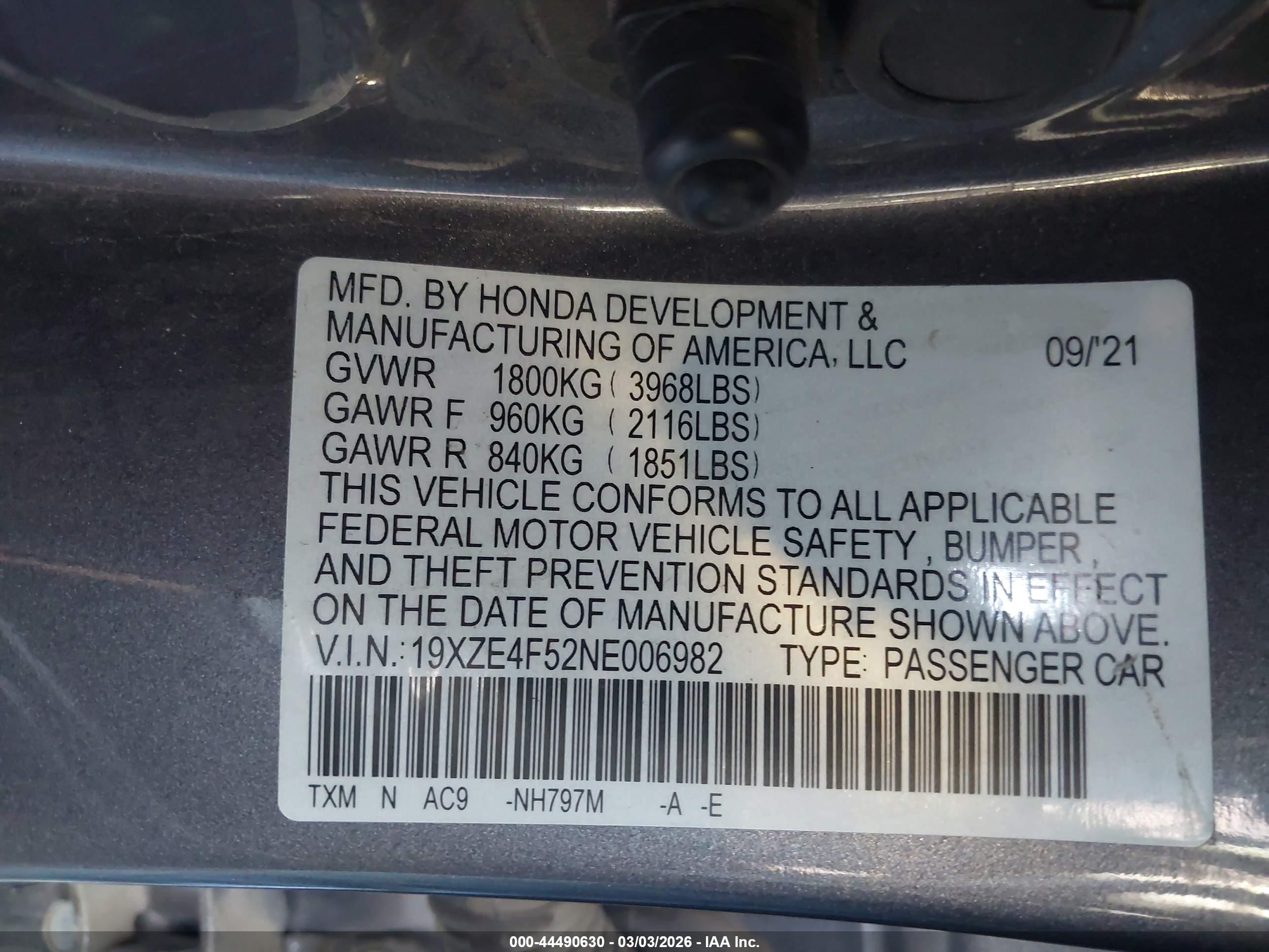 HONDA INSIGHT image 9