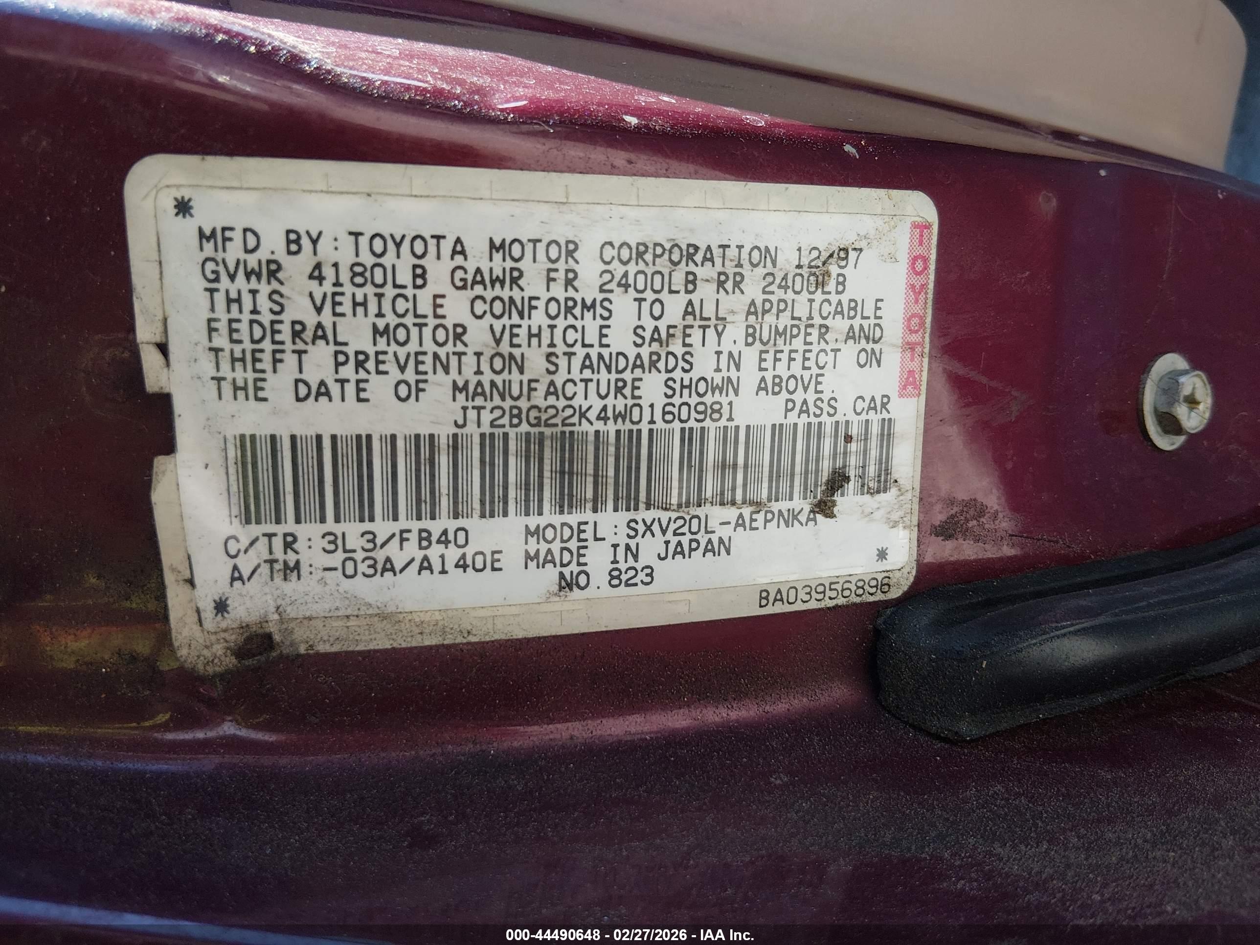 TOYOTA CAMRY image 9