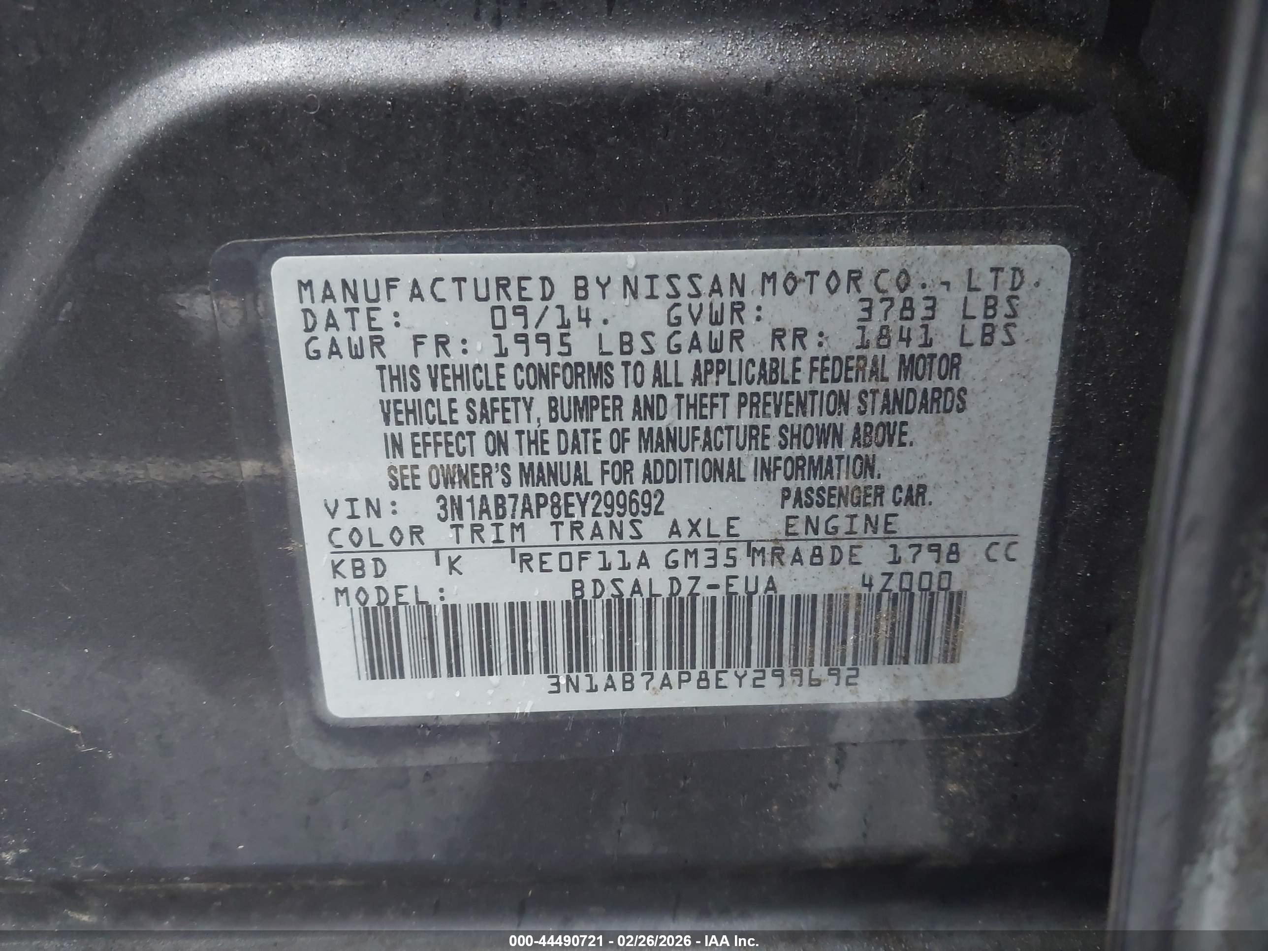 NISSAN SENTRA image 9