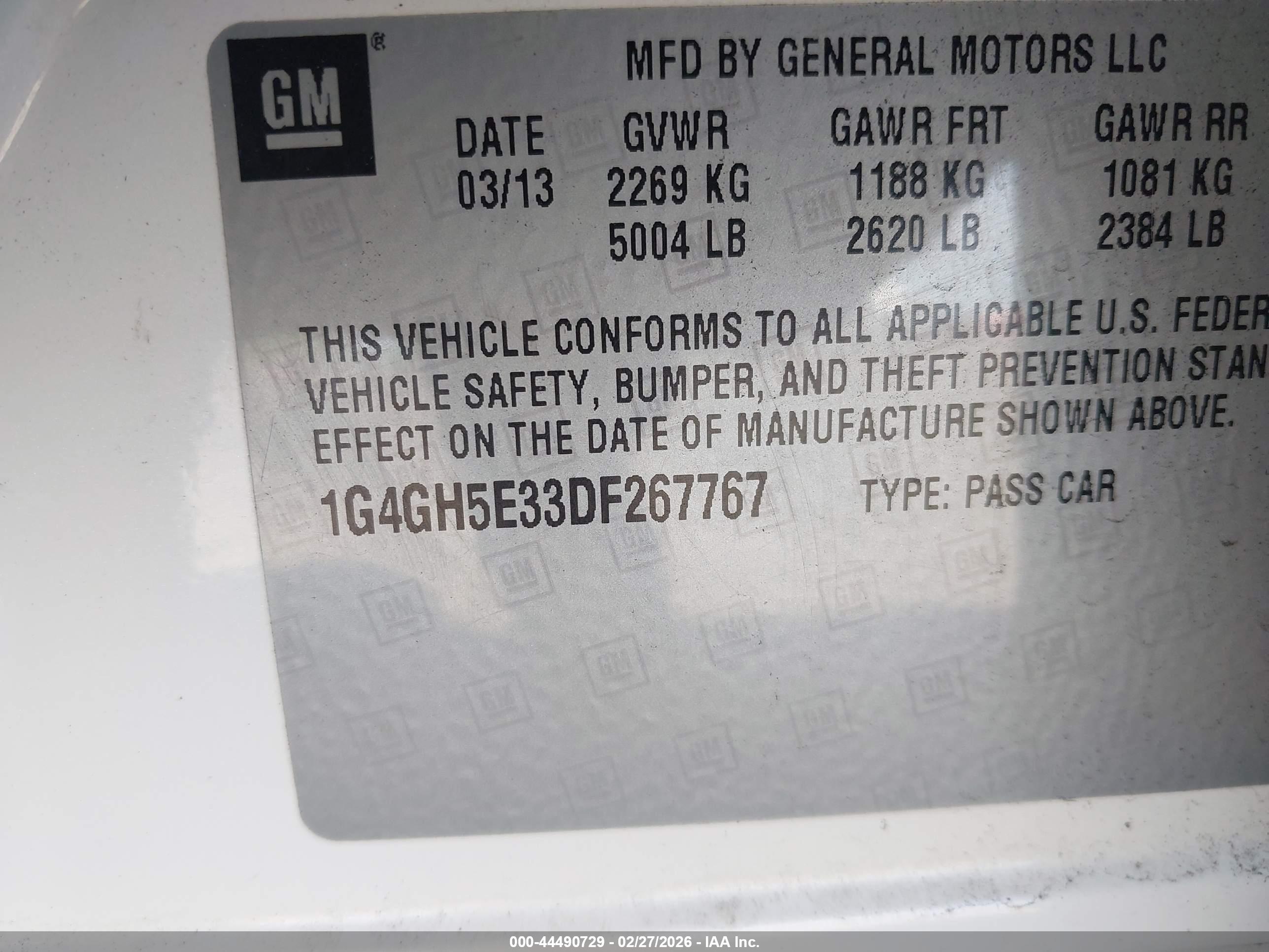BUICK LACROSSE image 9