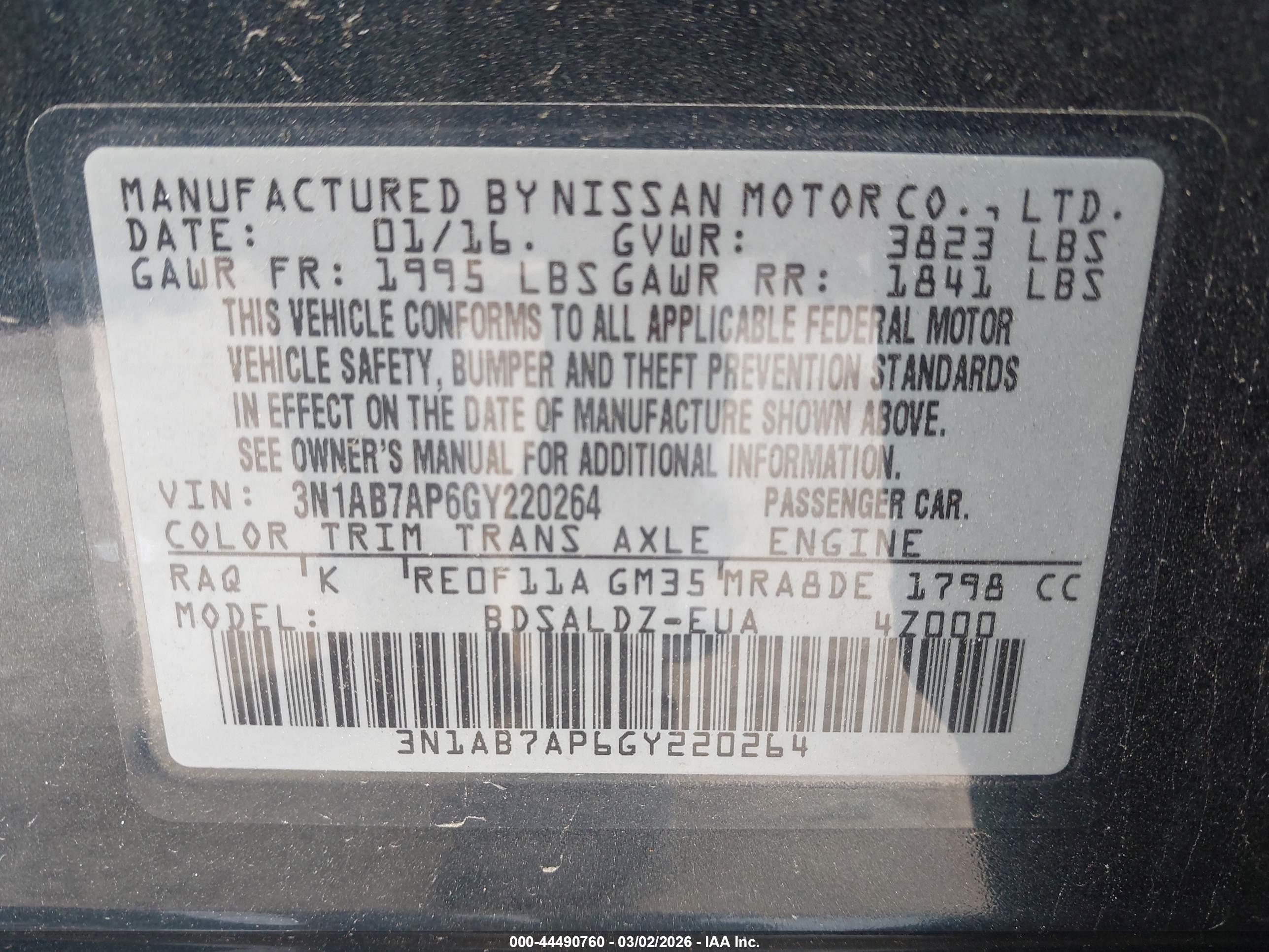 NISSAN SENTRA image 9