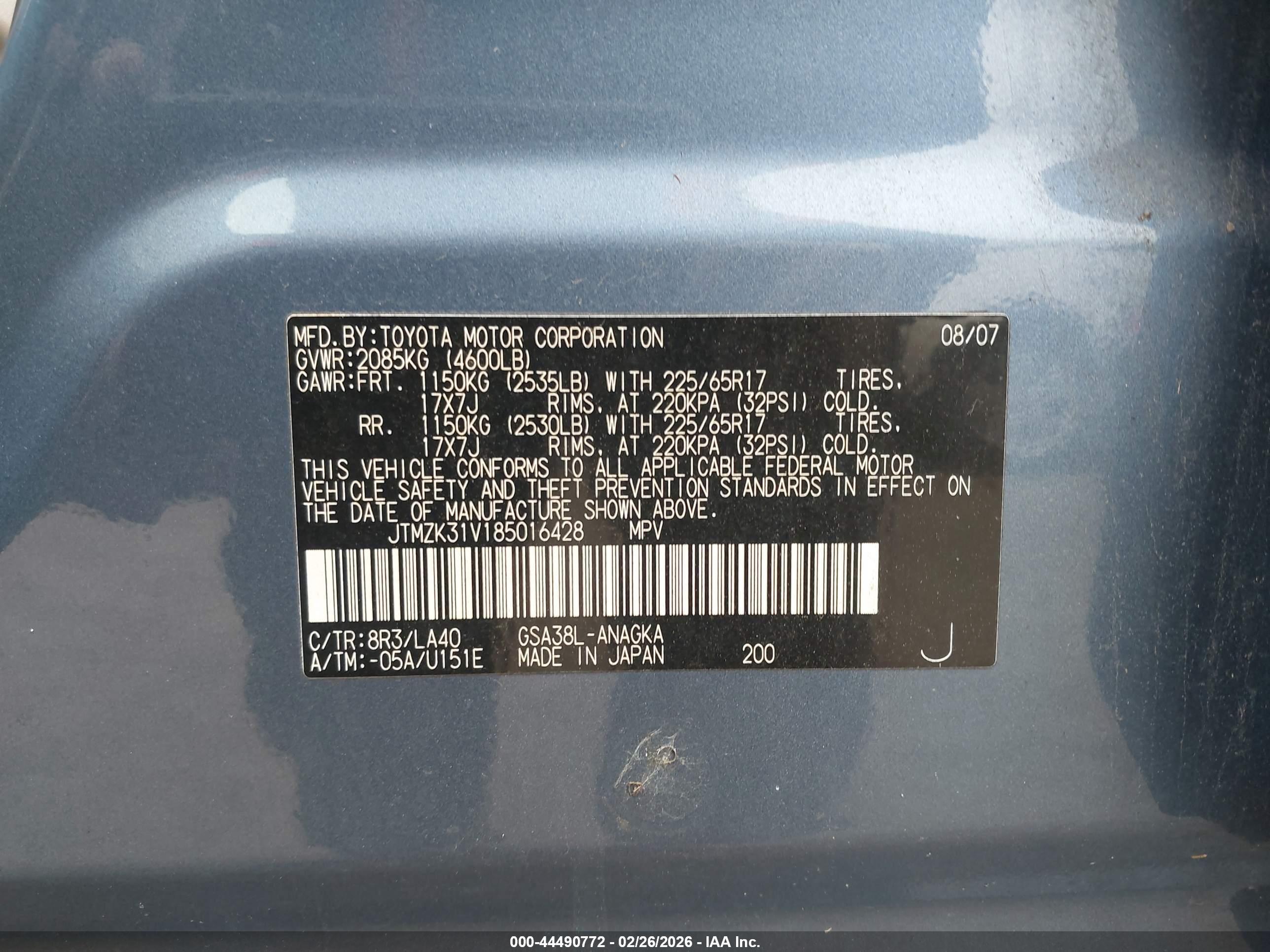 TOYOTA RAV4 image 9