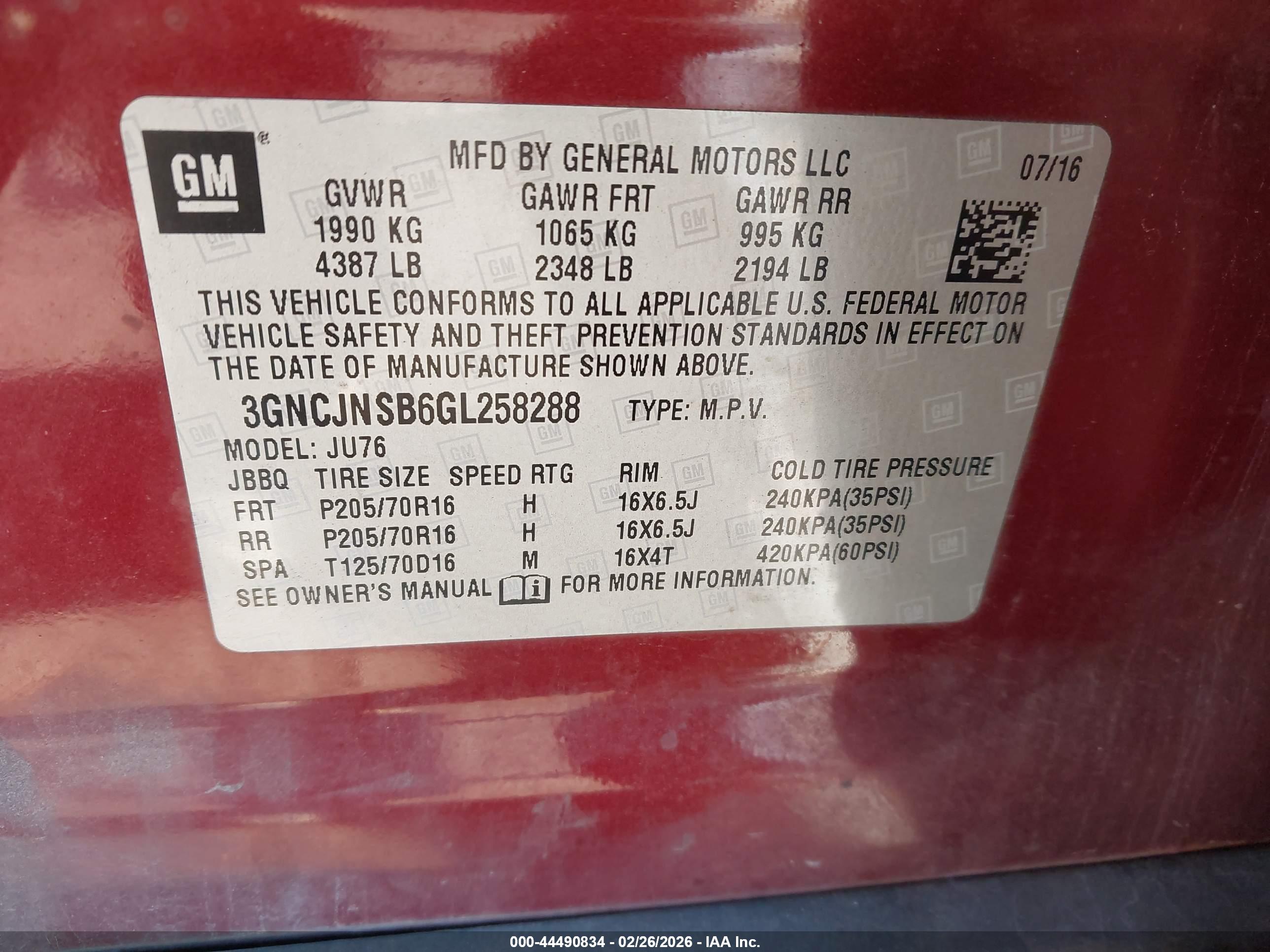 CHEVROLET TRAX image 9