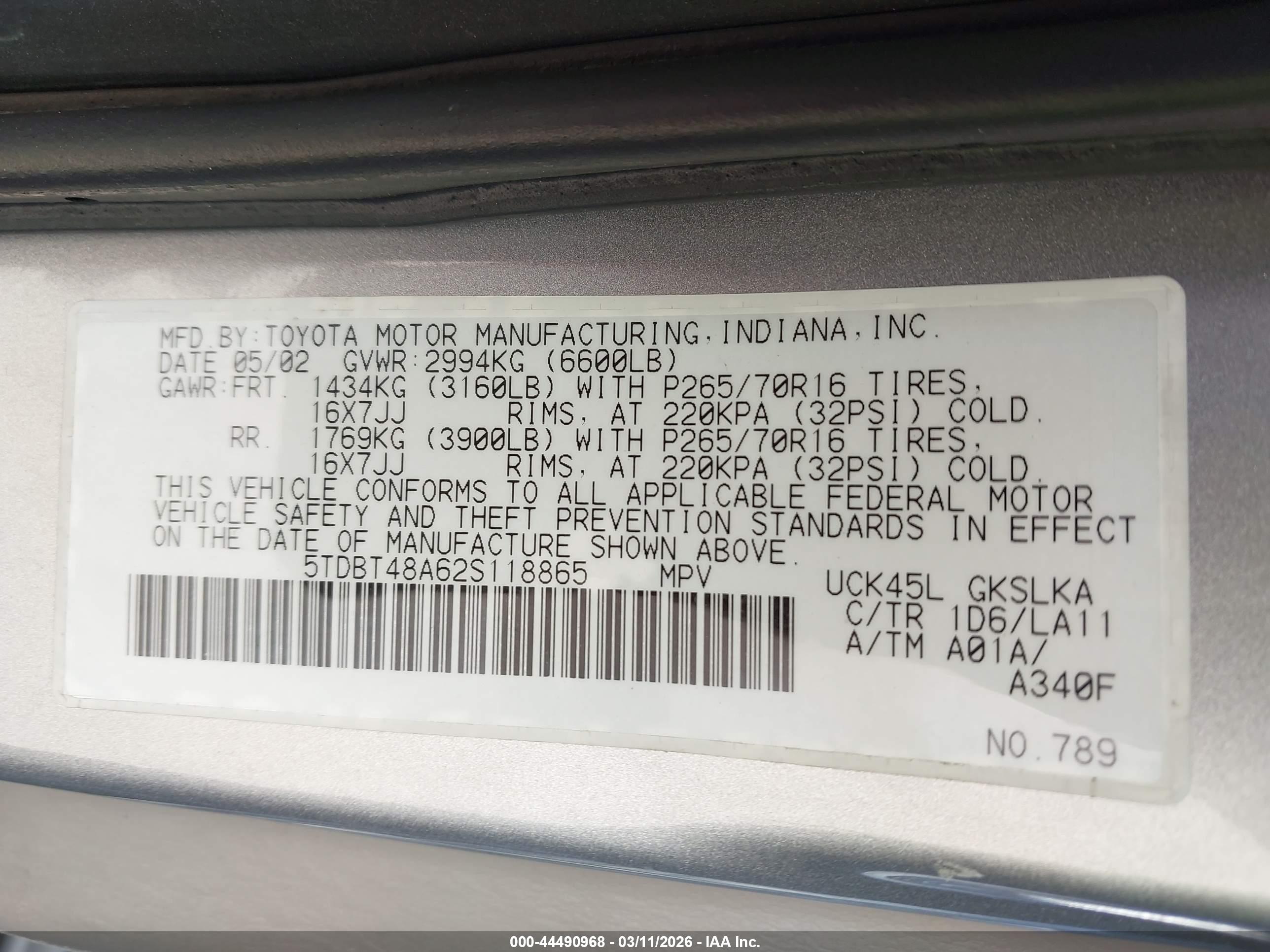 TOYOTA SEQUOIA image 9