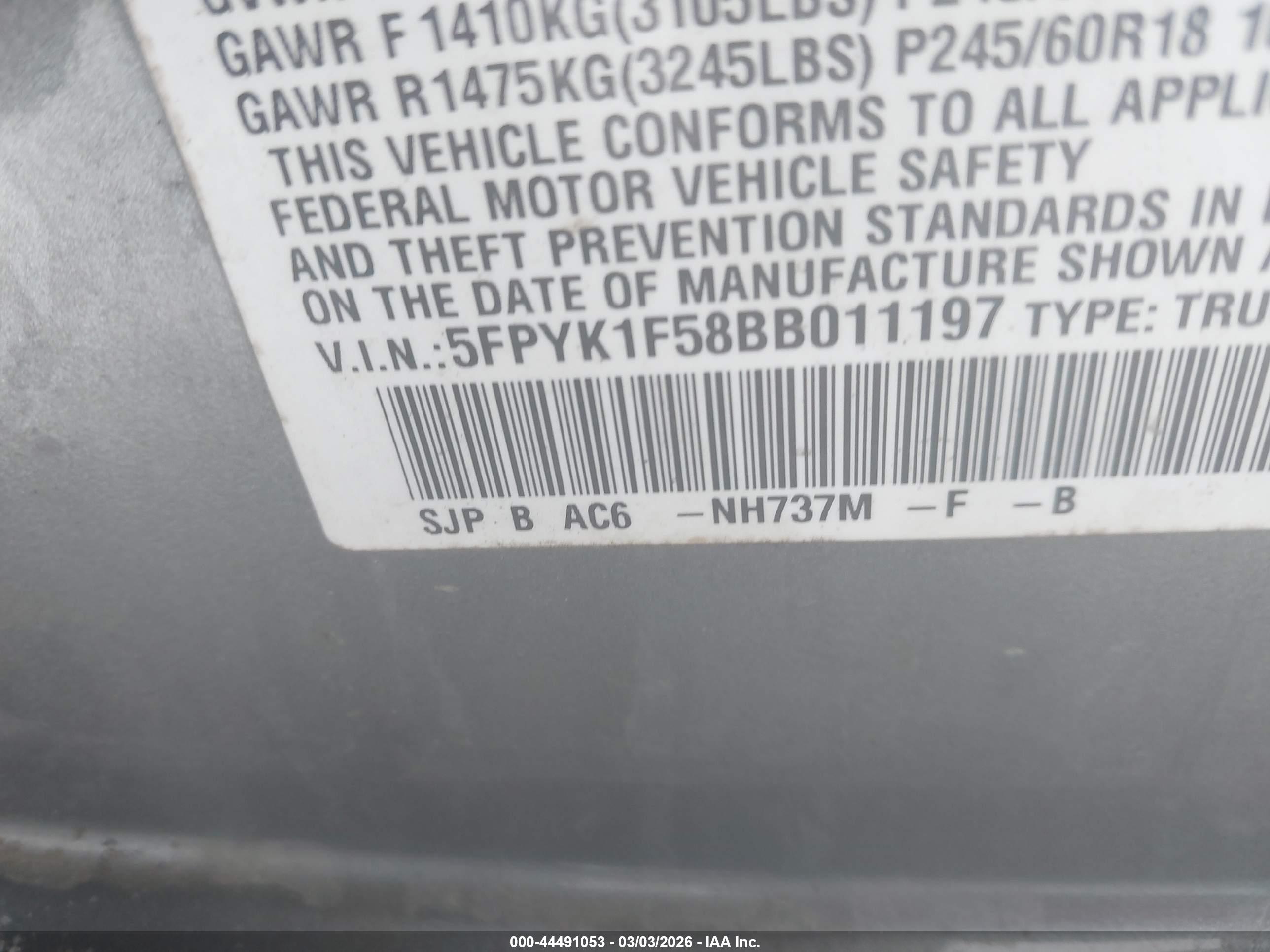 HONDA RIDGELINE image 9