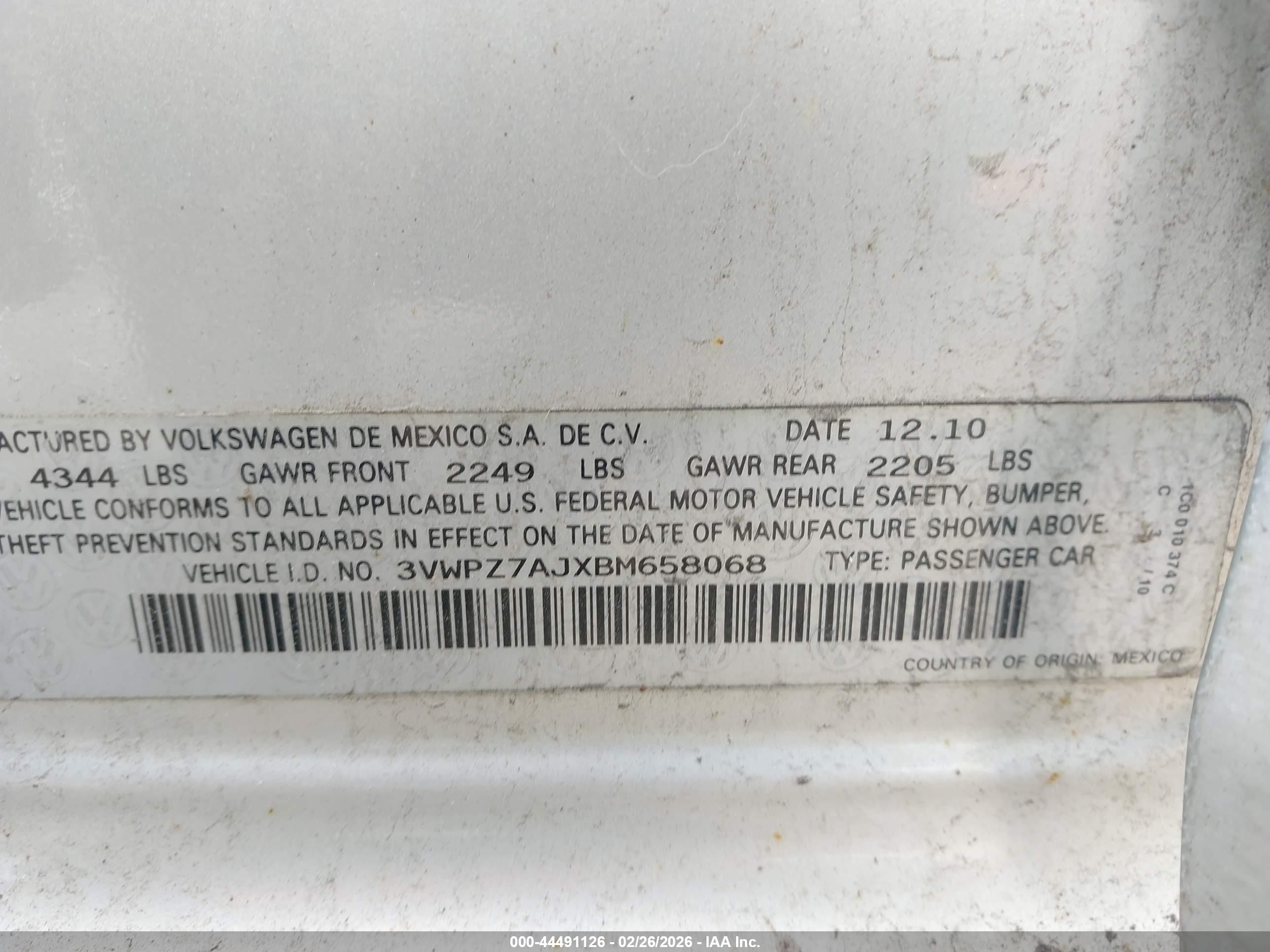 VOLKSWAGEN JETTA image 9