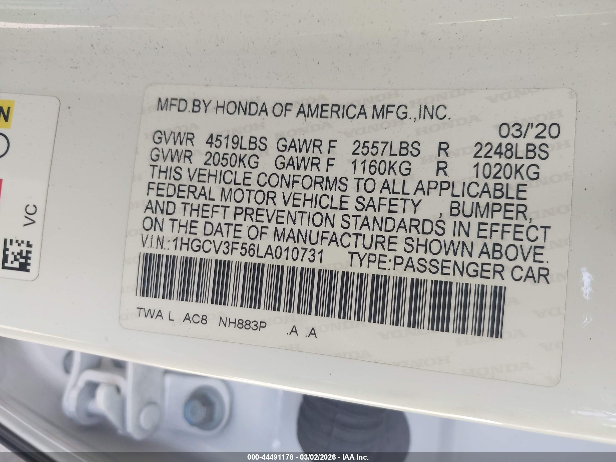 HONDA ACCORD image 9