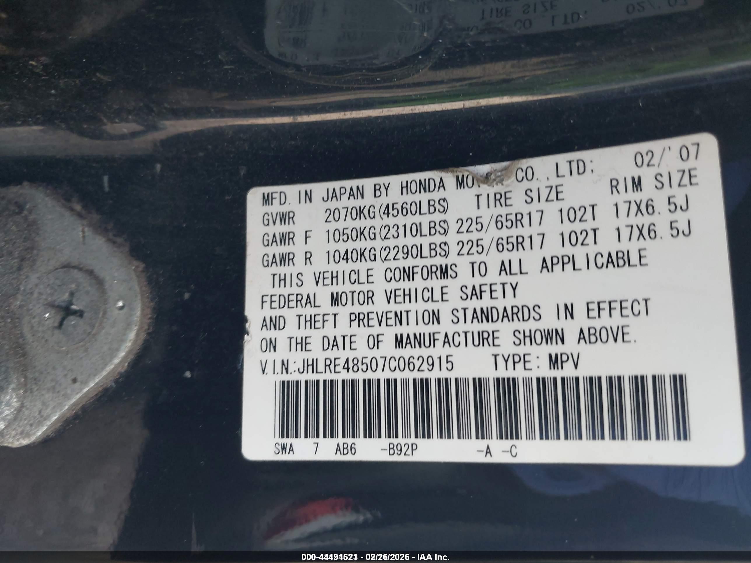 HONDA CR-V image 9