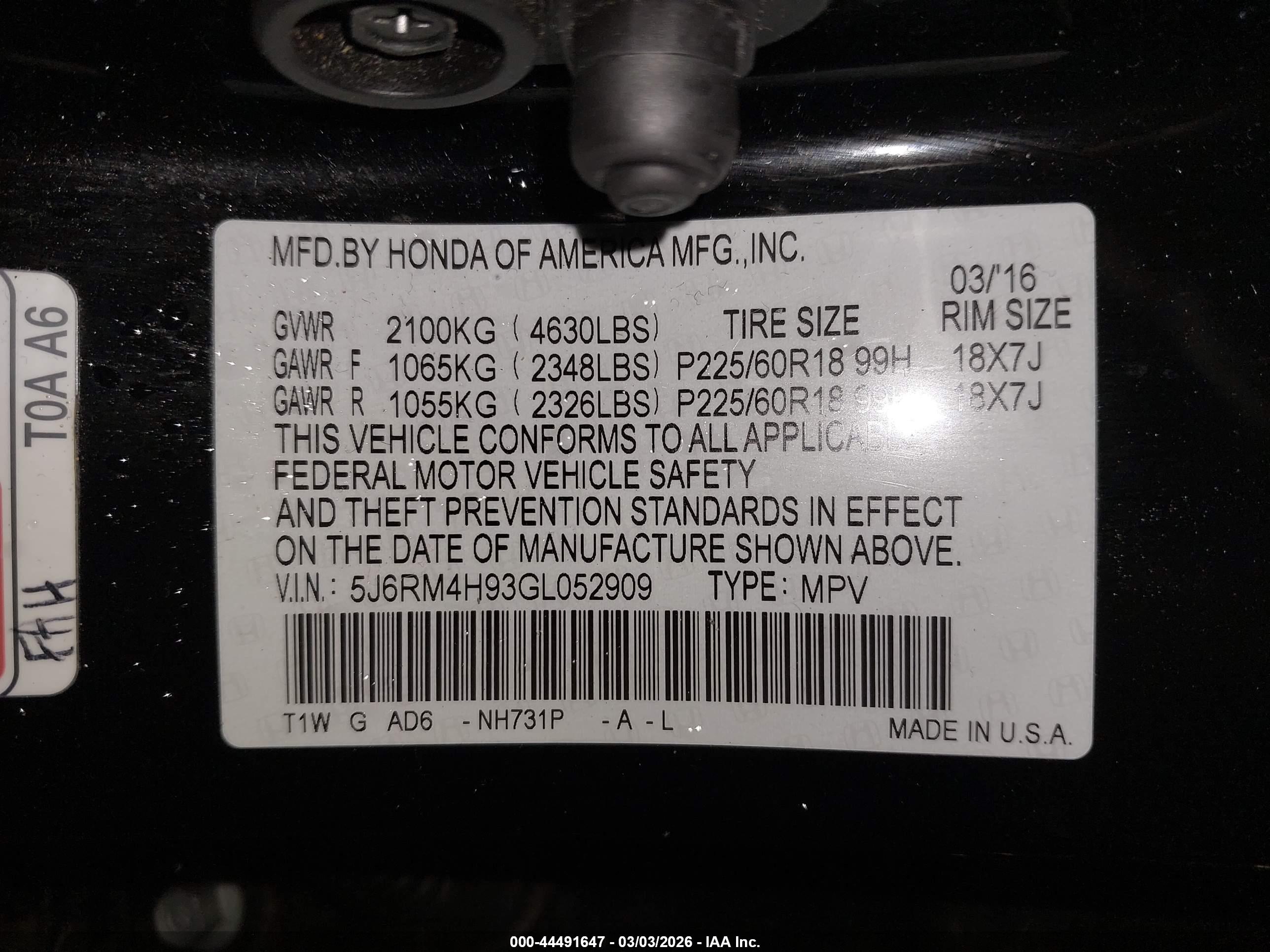 HONDA CR-V image 9