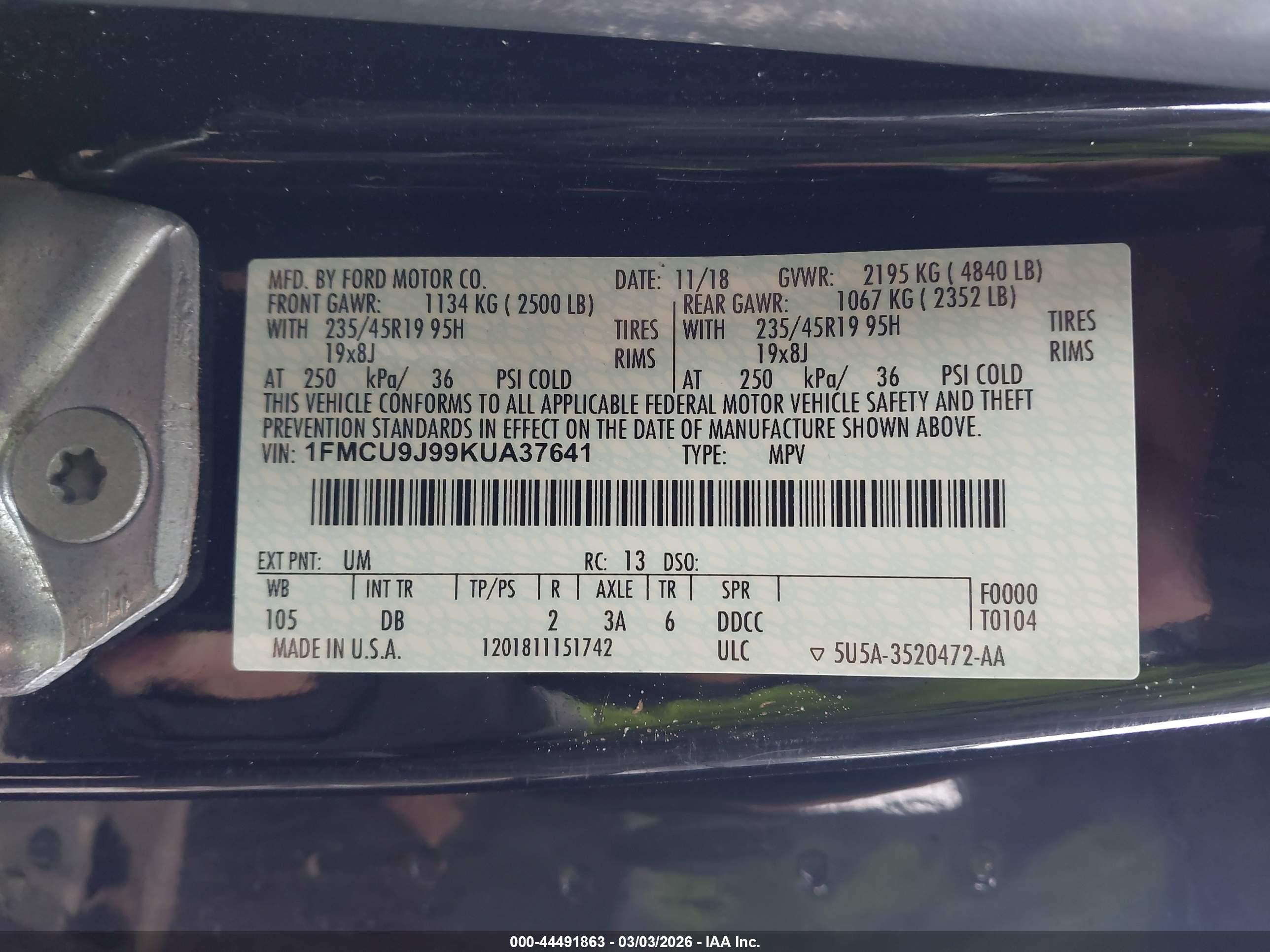 FORD ESCAPE image 9