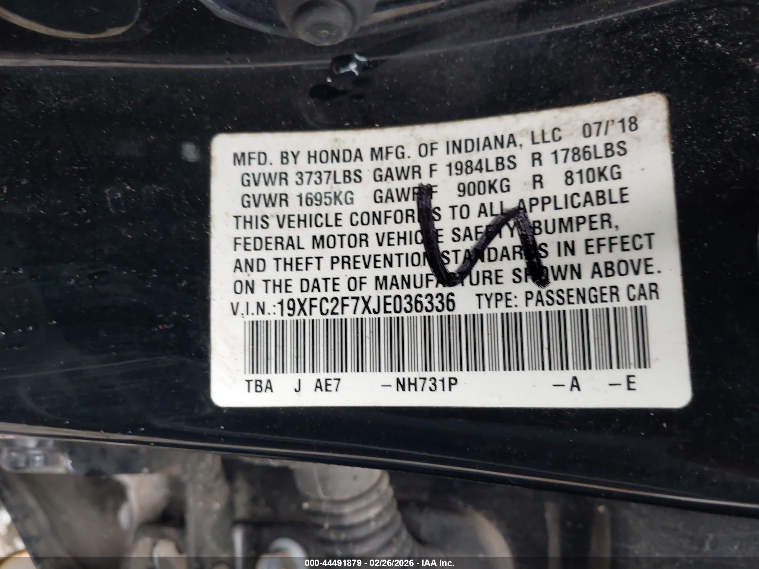 HONDA CIVIC image 9