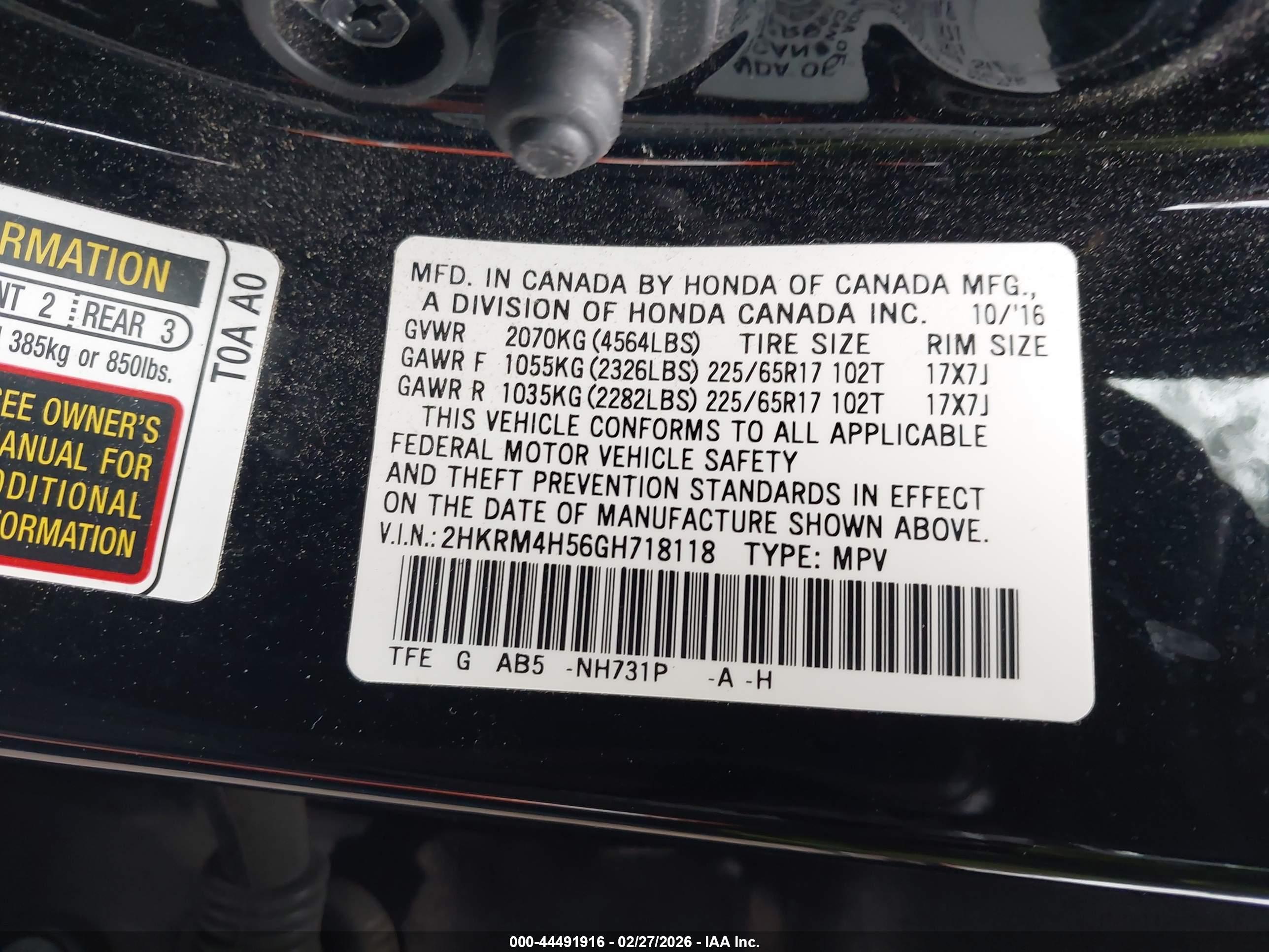 HONDA CR-V image 9