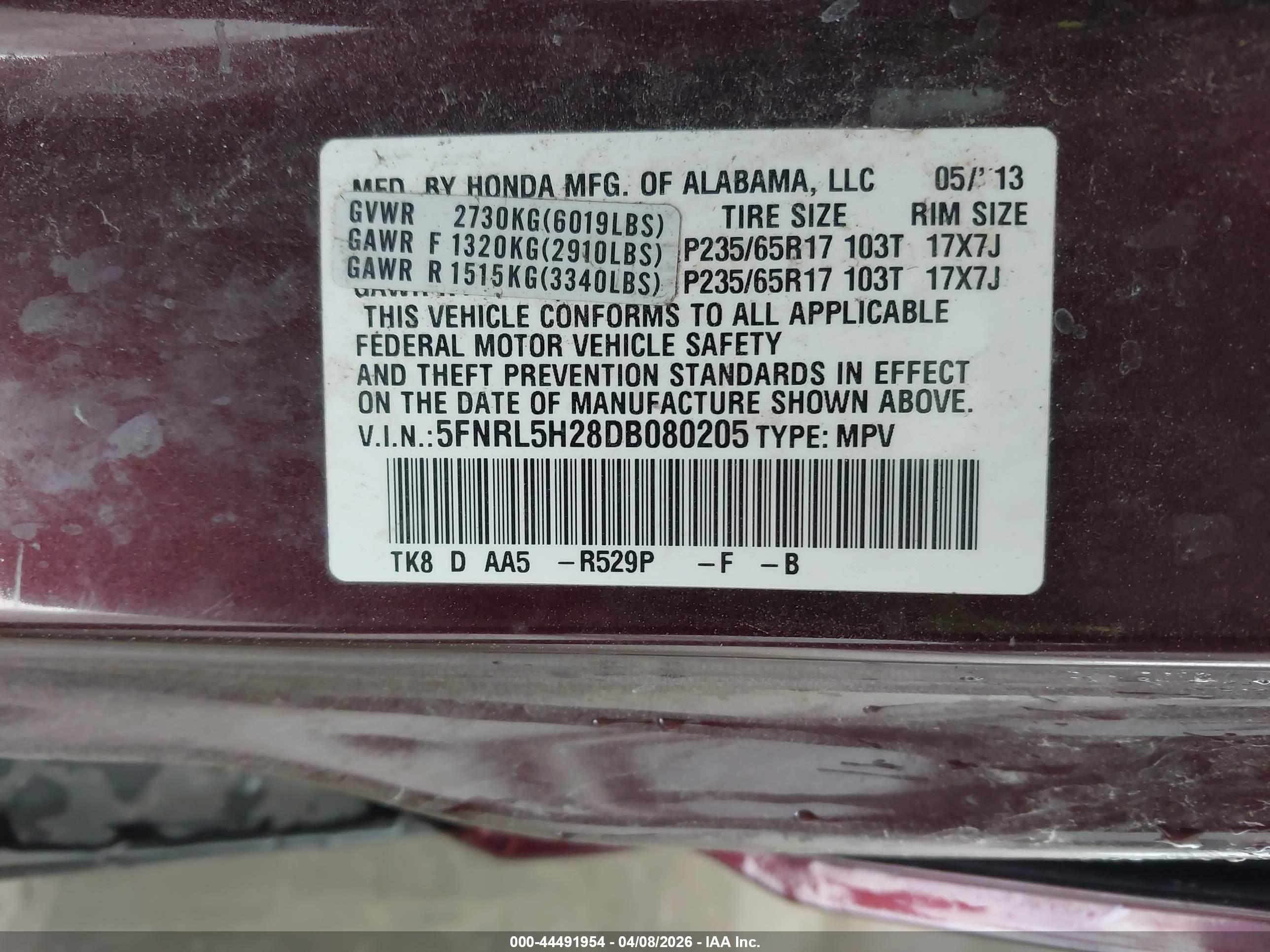 HONDA ODYSSEY image 9
