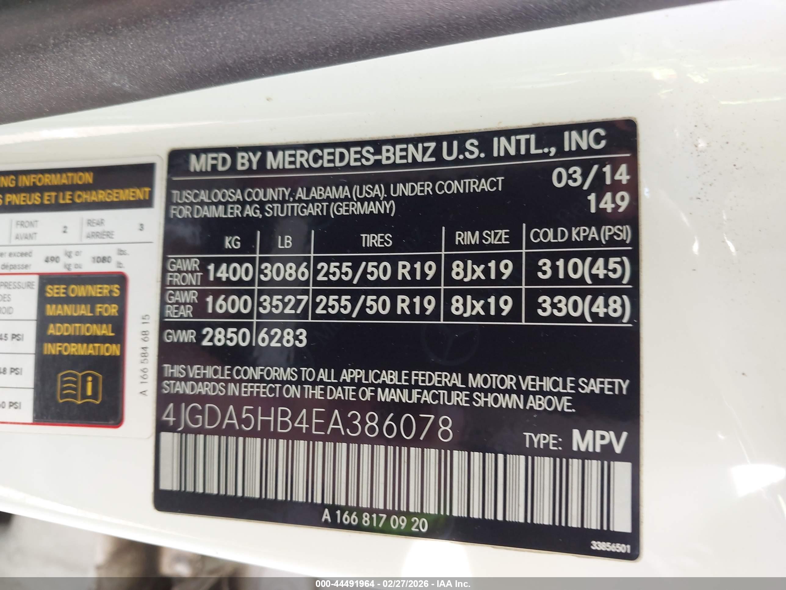 MERCEDES-BENZ ML image 9