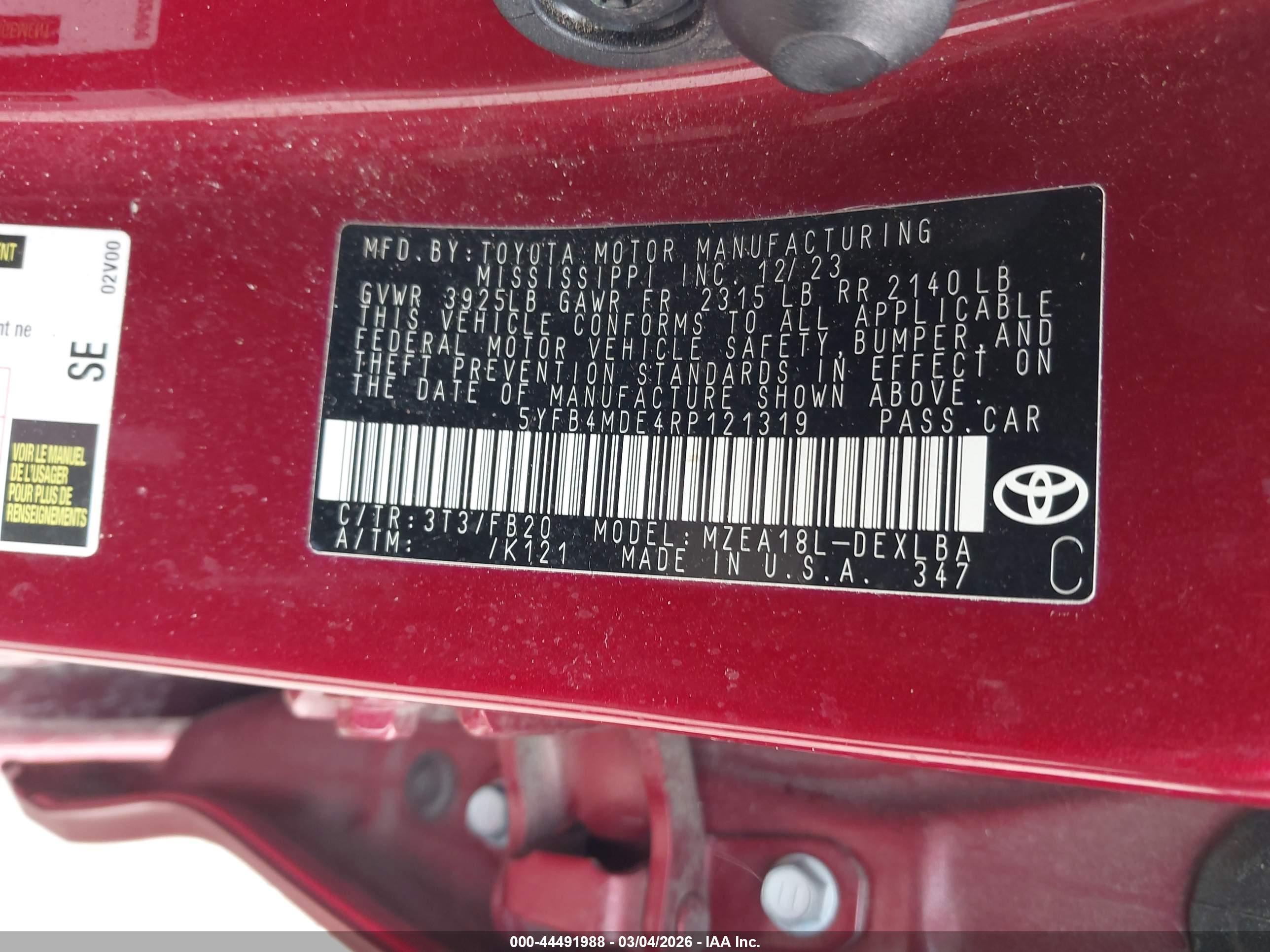 TOYOTA COROLLA image 9
