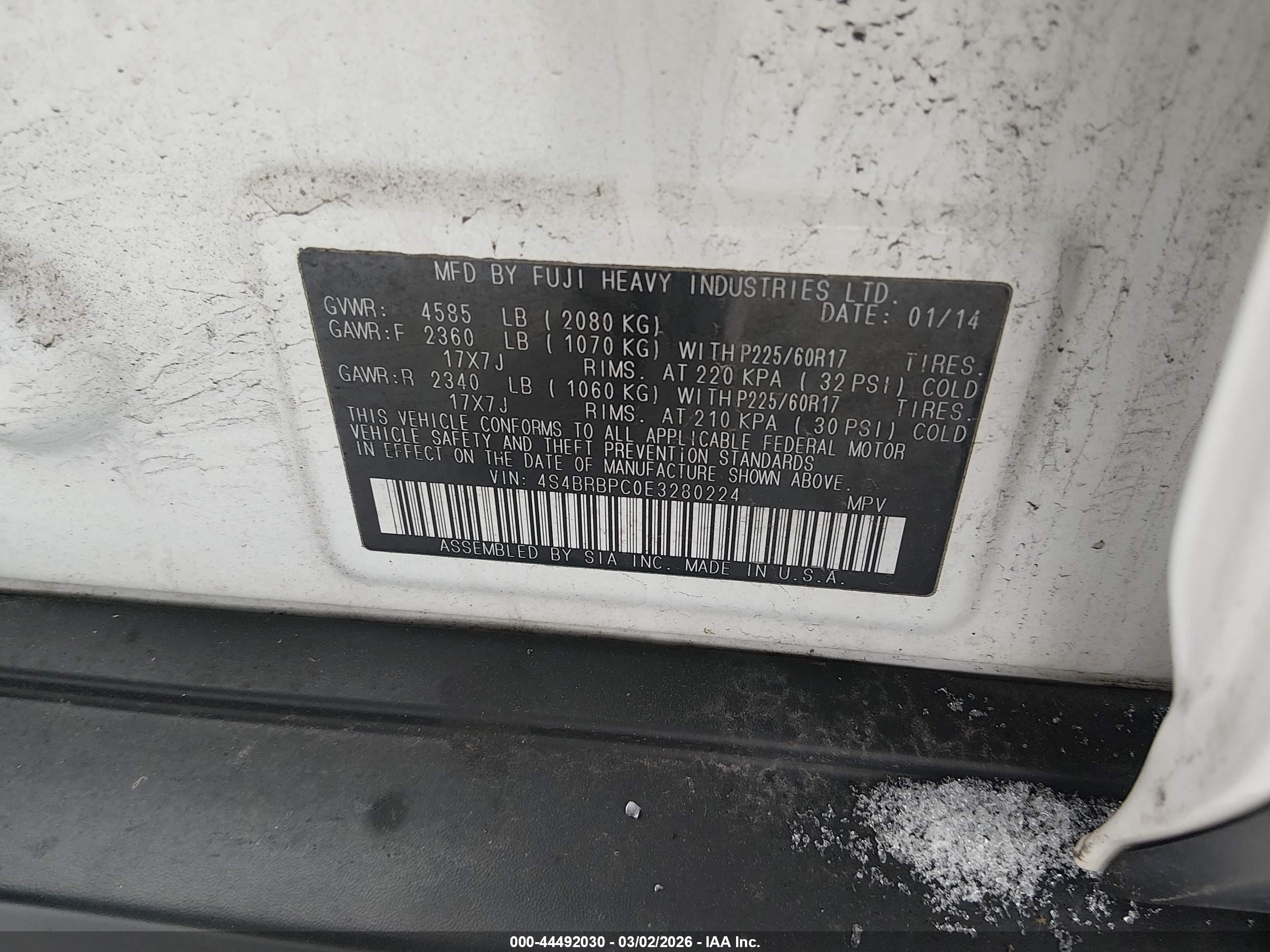 SUBARU OUTBACK image 9