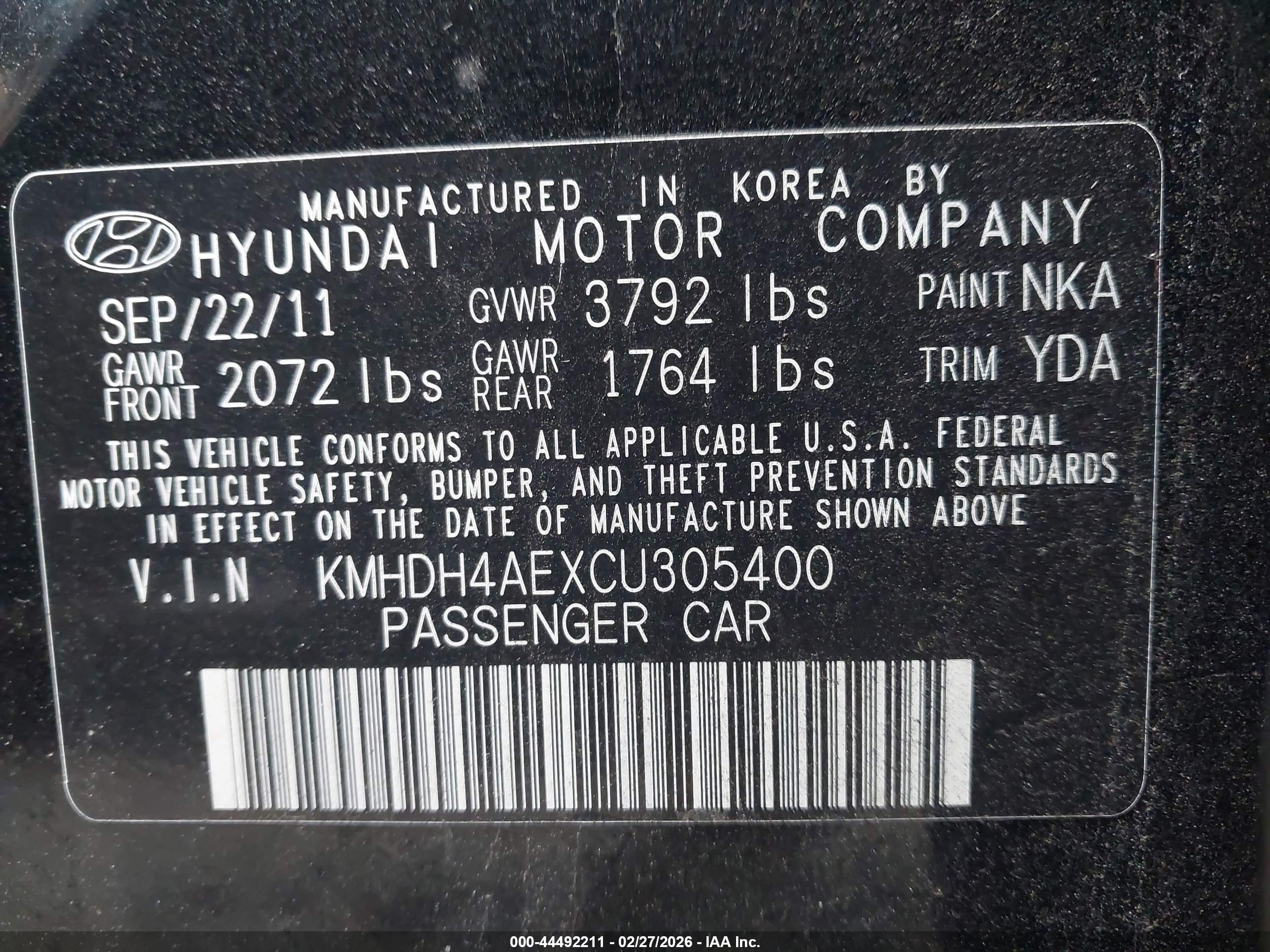 HYUNDAI ELANTRA image 9