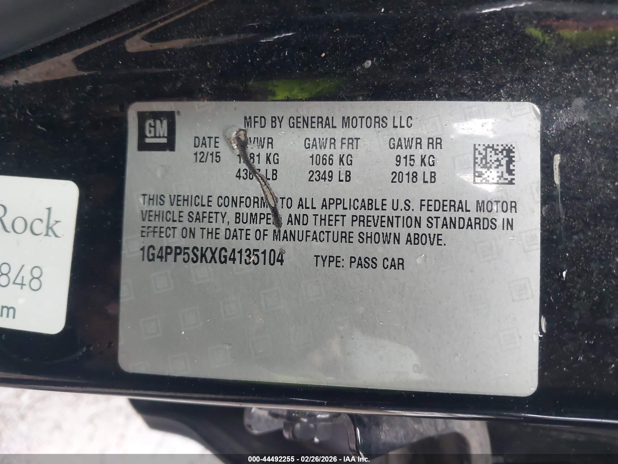 BUICK VERANO image 9