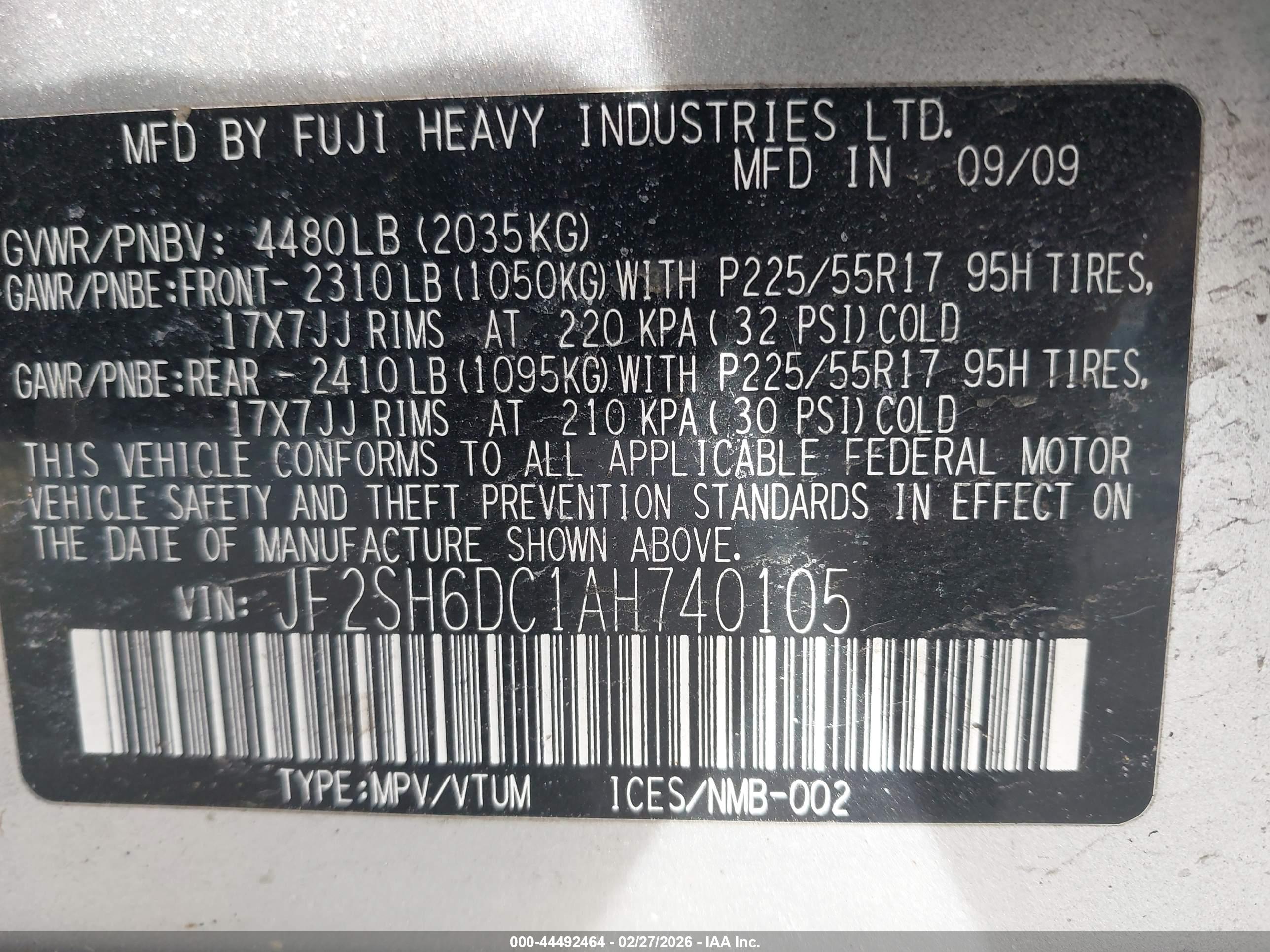 SUBARU FORESTER image 9