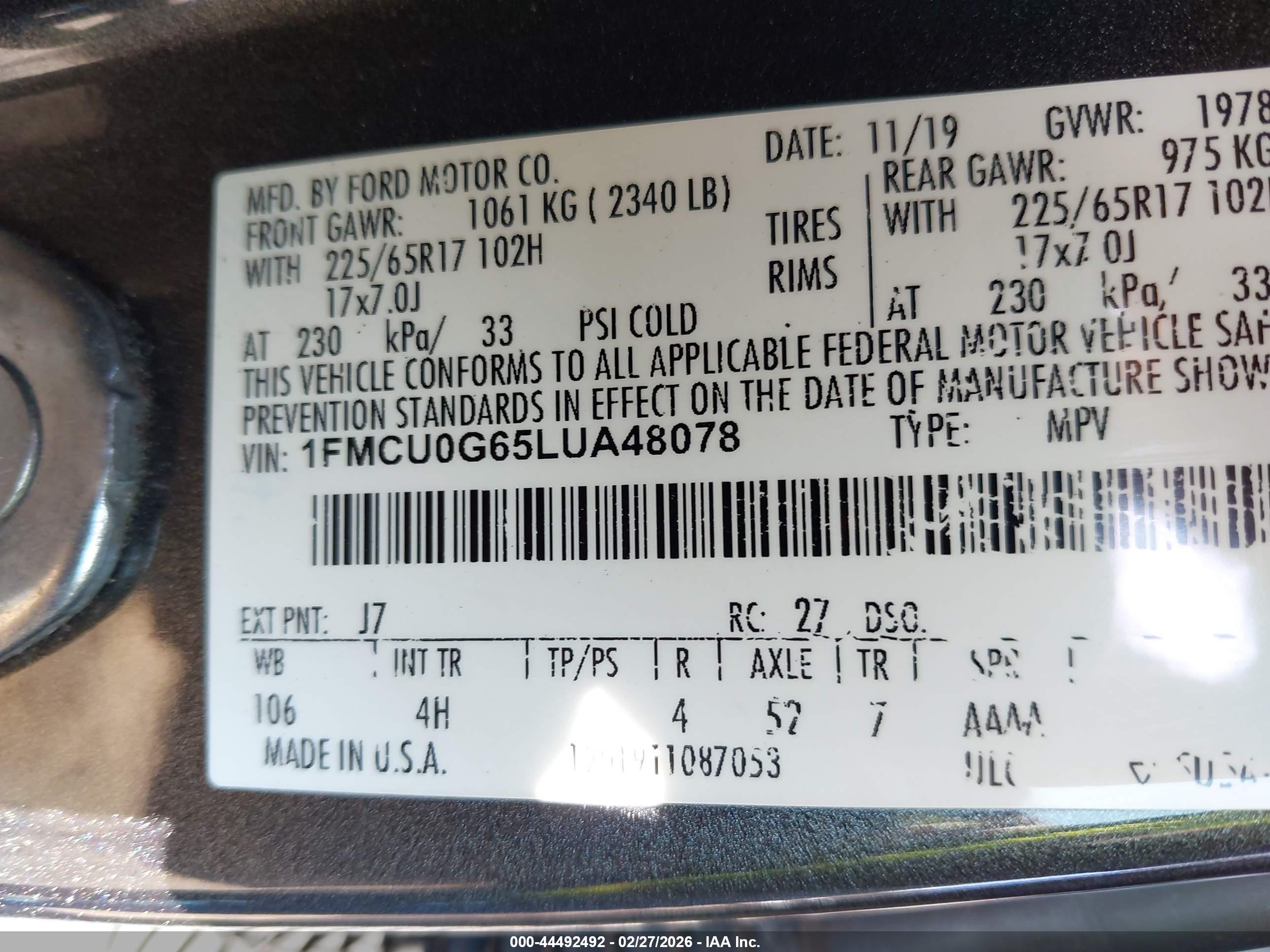 FORD ESCAPE image 9