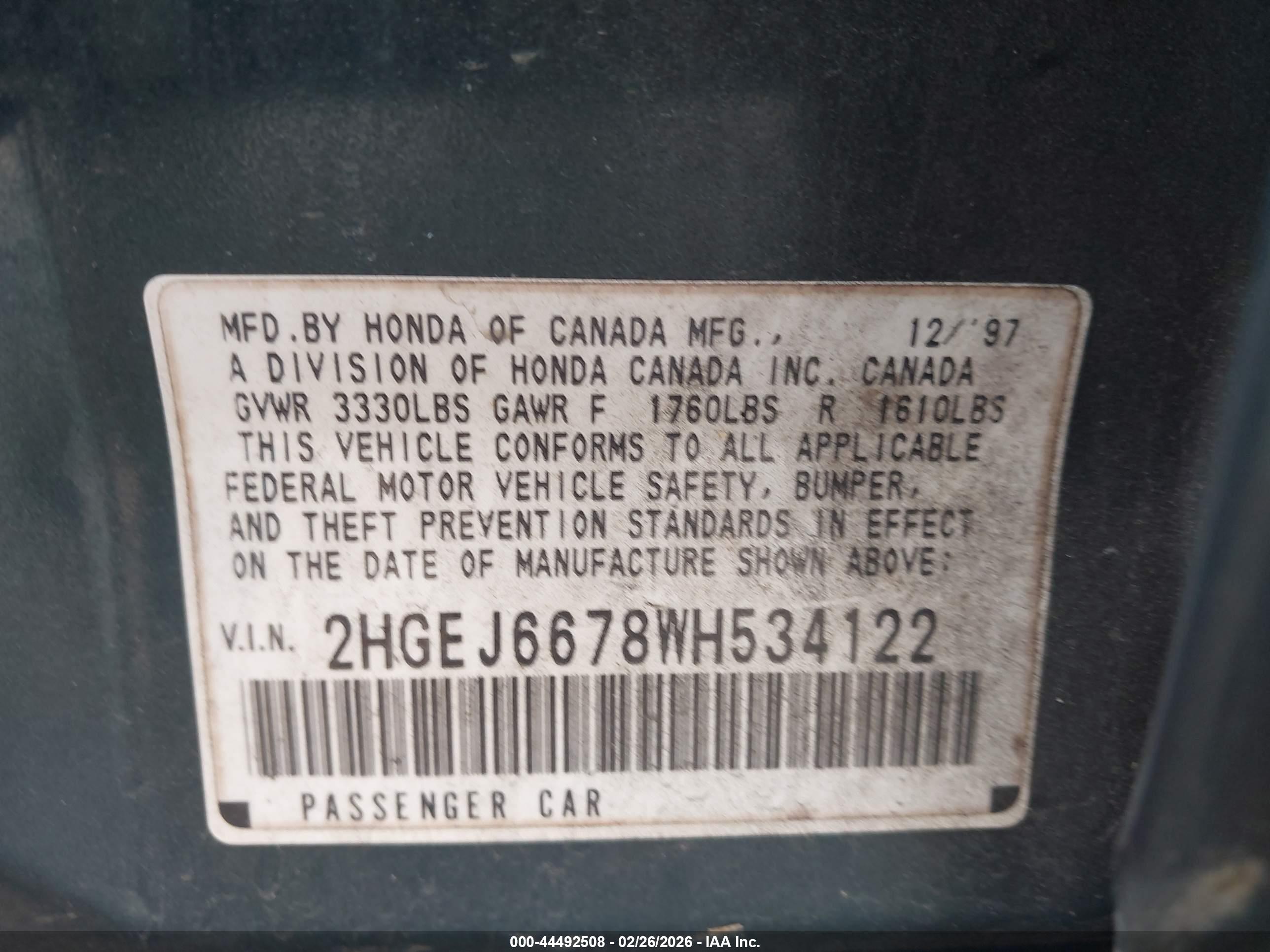 HONDA CIVIC image 9