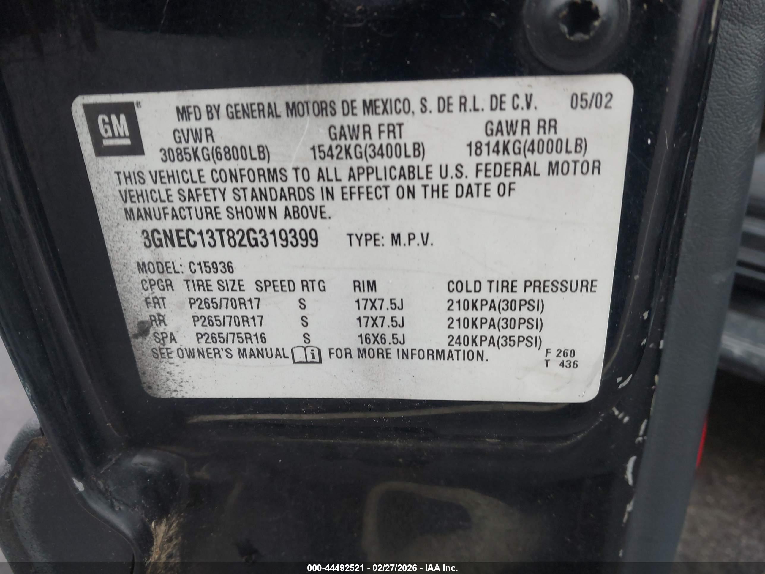 CHEVROLET AVALANCHE image 9