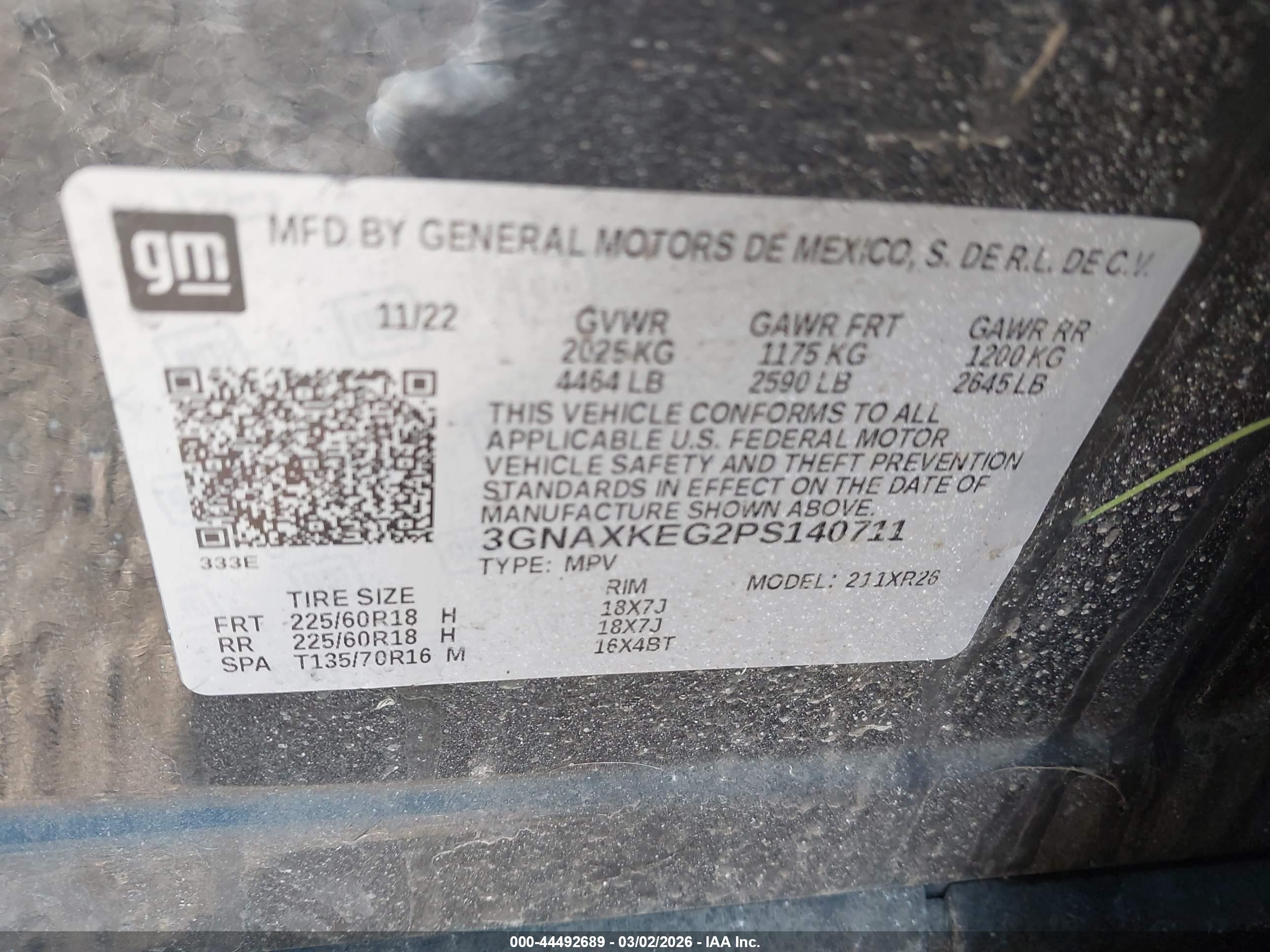 CHEVROLET EQUINOX image 9