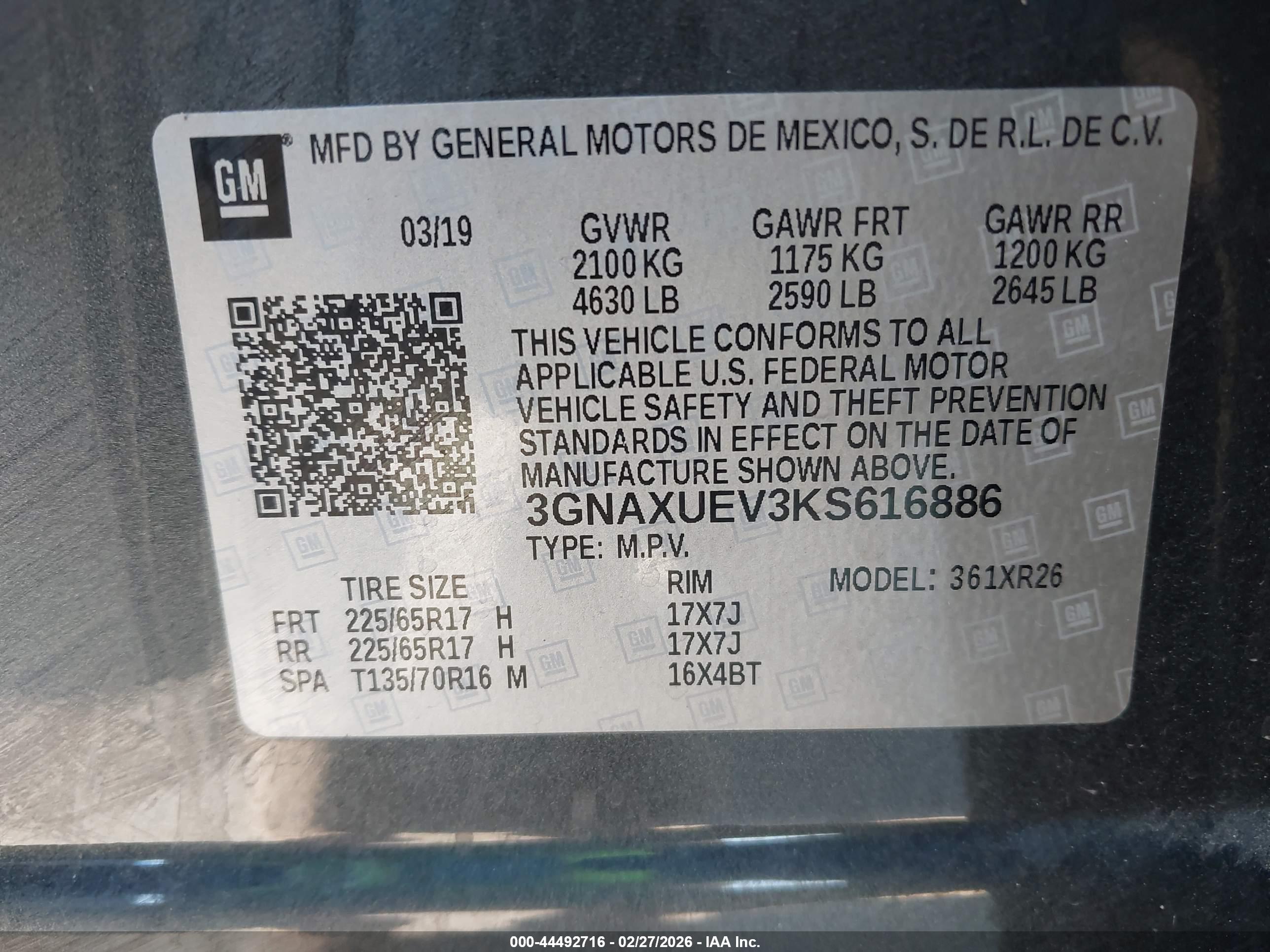 CHEVROLET EQUINOX image 9