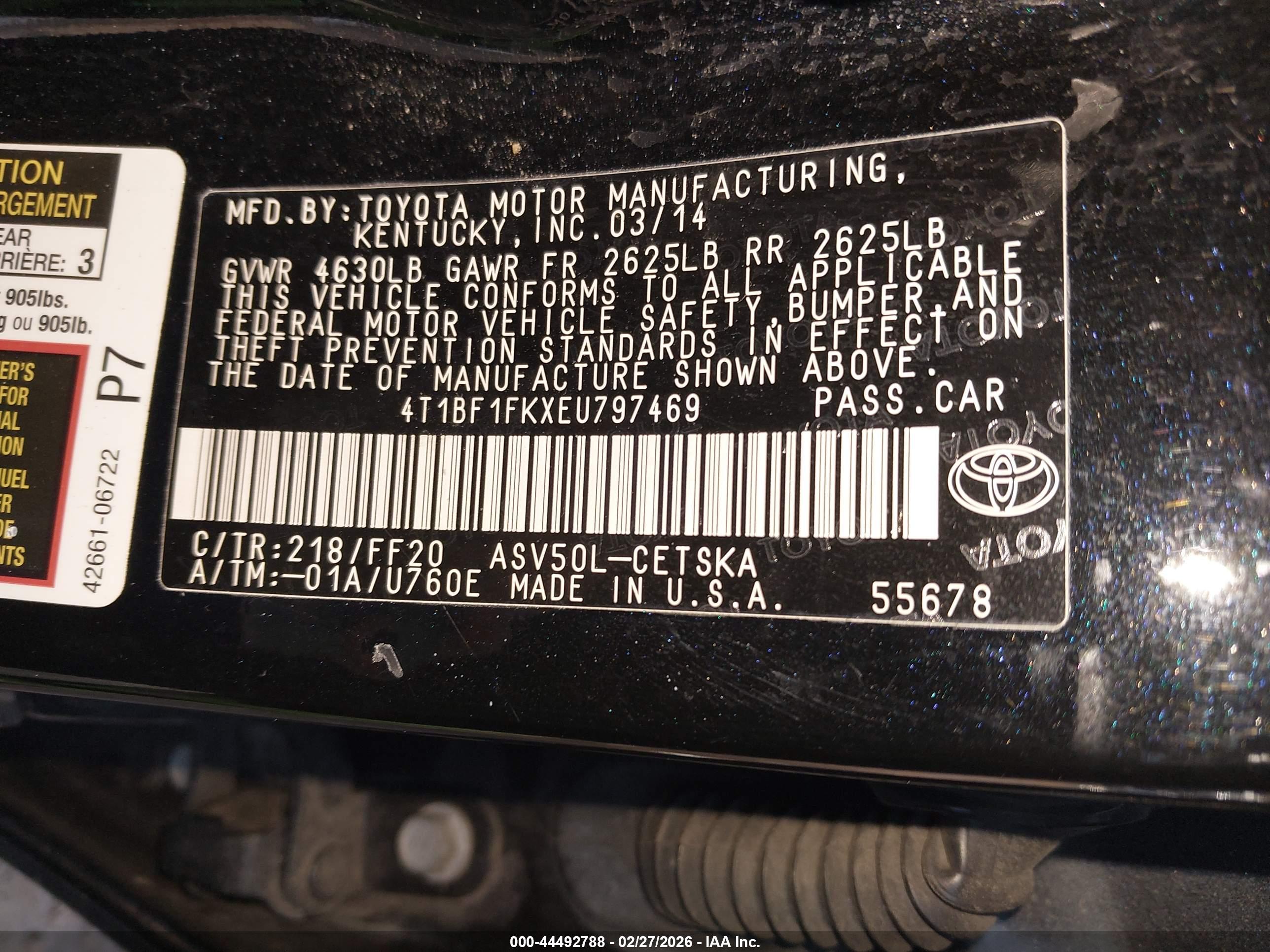TOYOTA CAMRY image 9