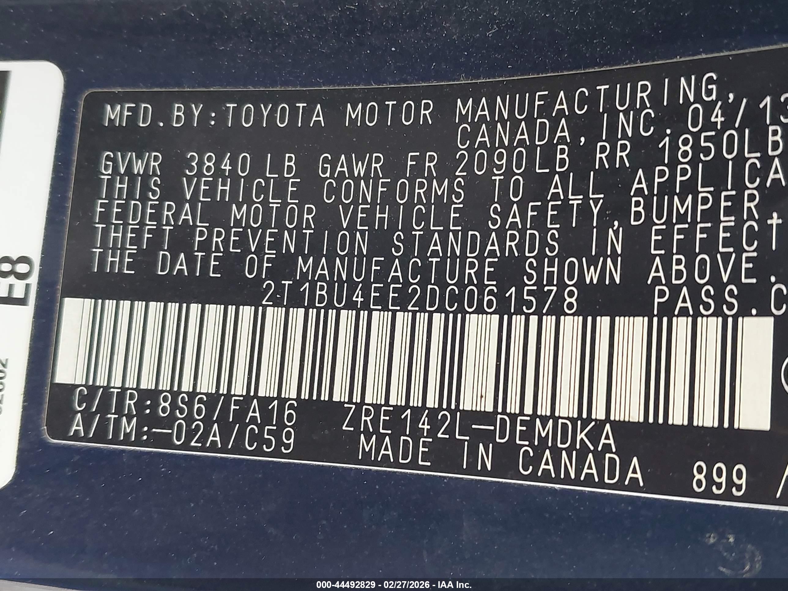 TOYOTA COROLLA image 9