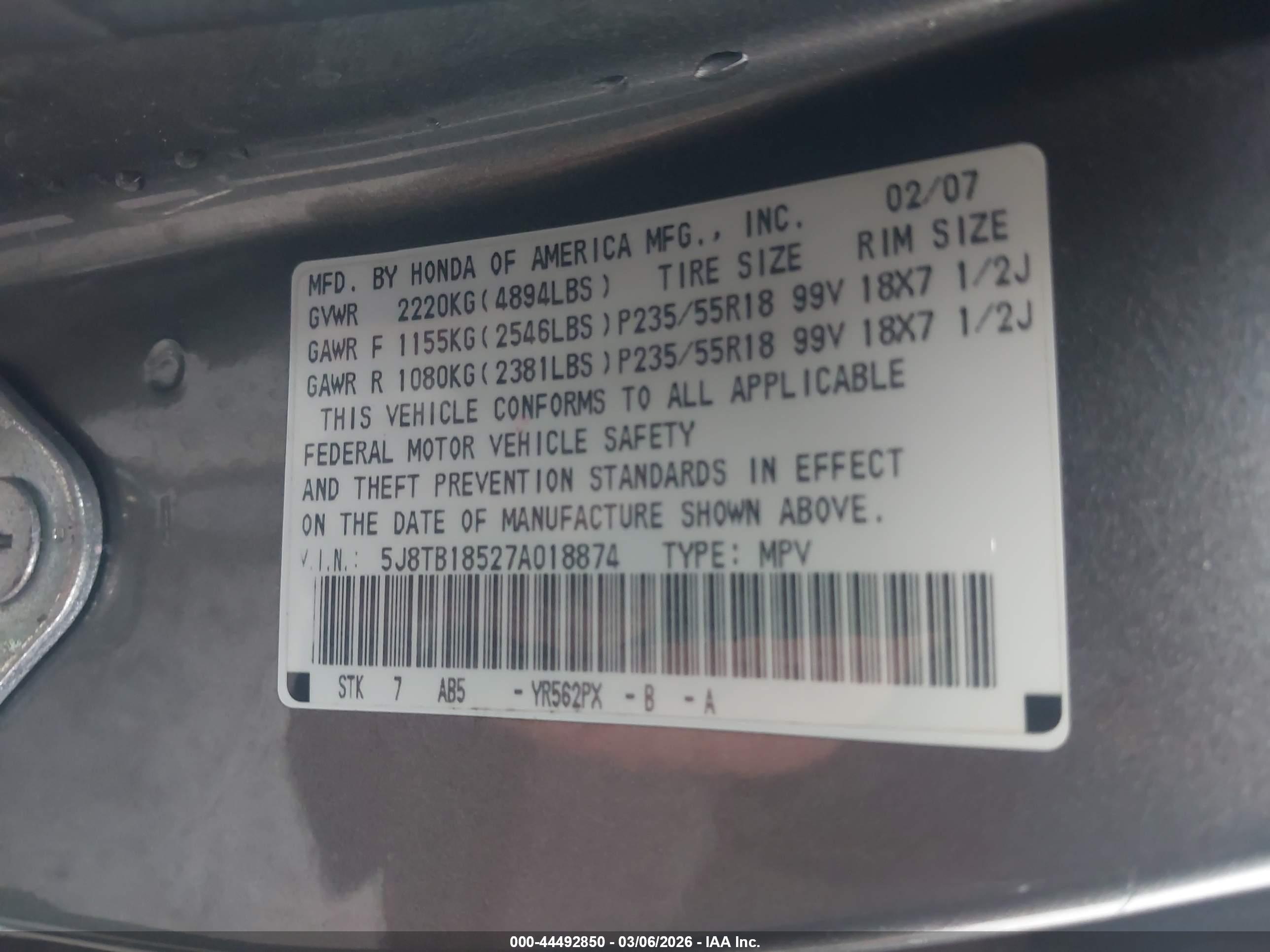 ACURA RDX image 9