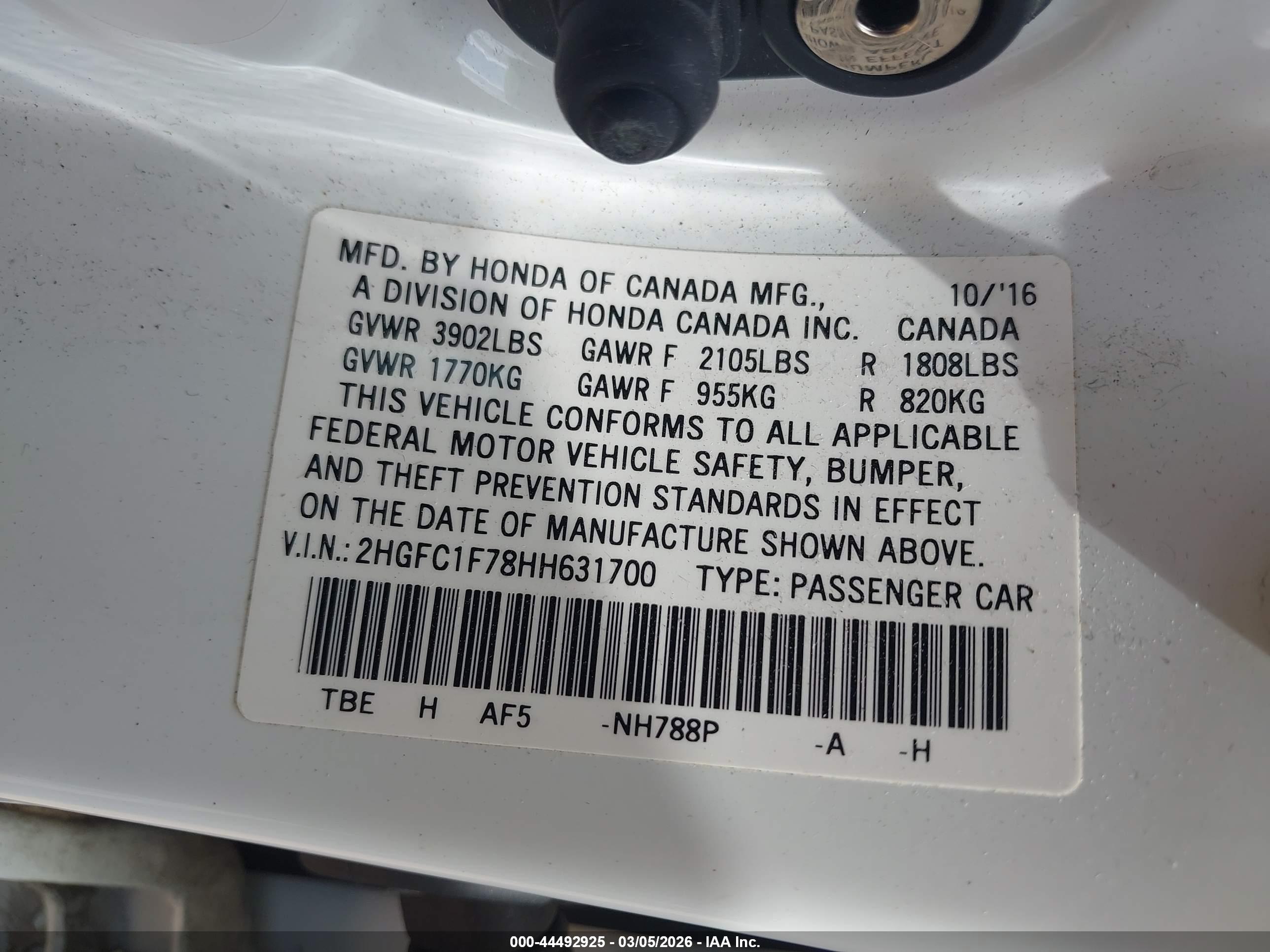HONDA CIVIC image 9