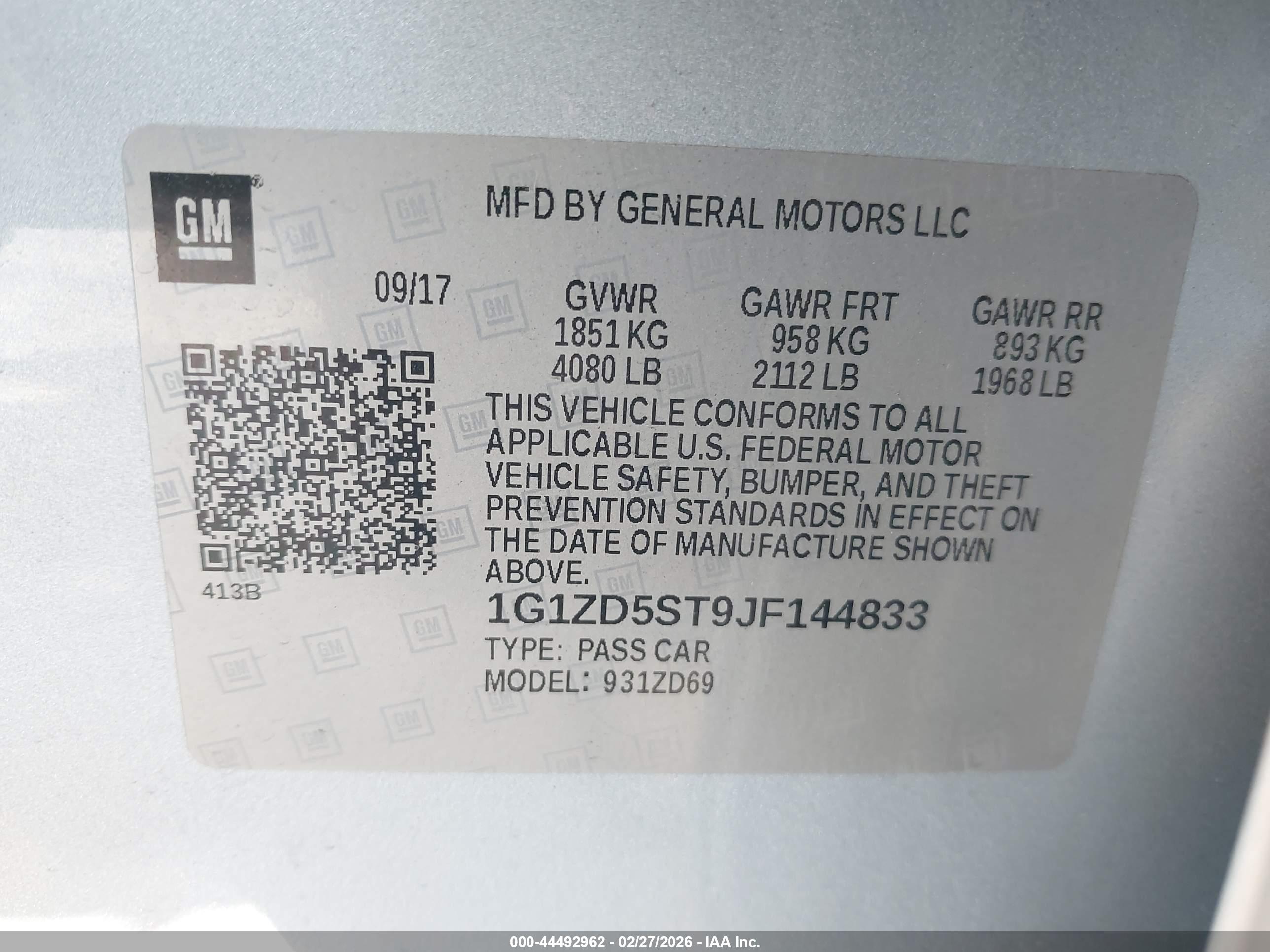 CHEVROLET MALIBU image 9