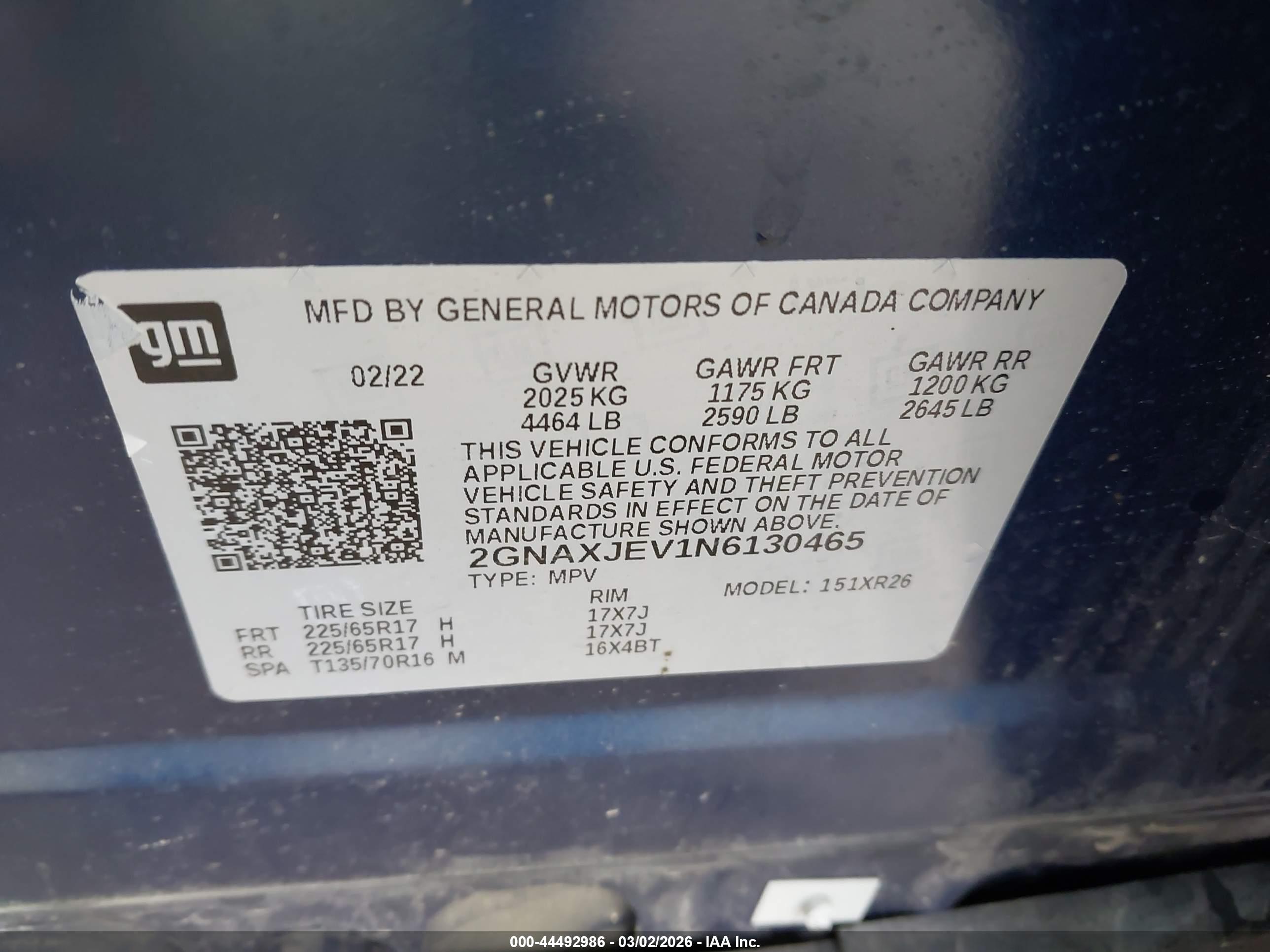CHEVROLET EQUINOX image 9