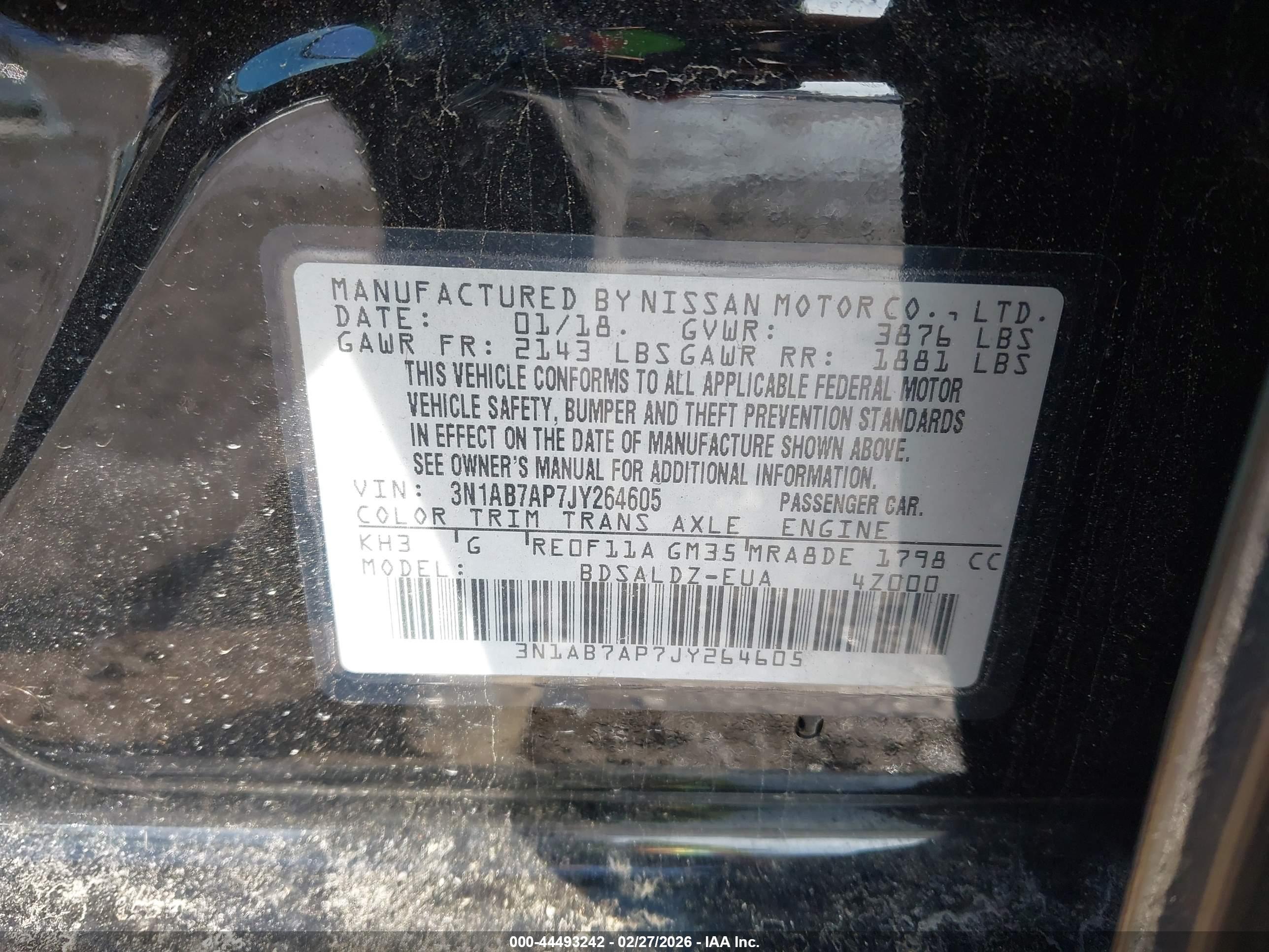 NISSAN SENTRA image 9