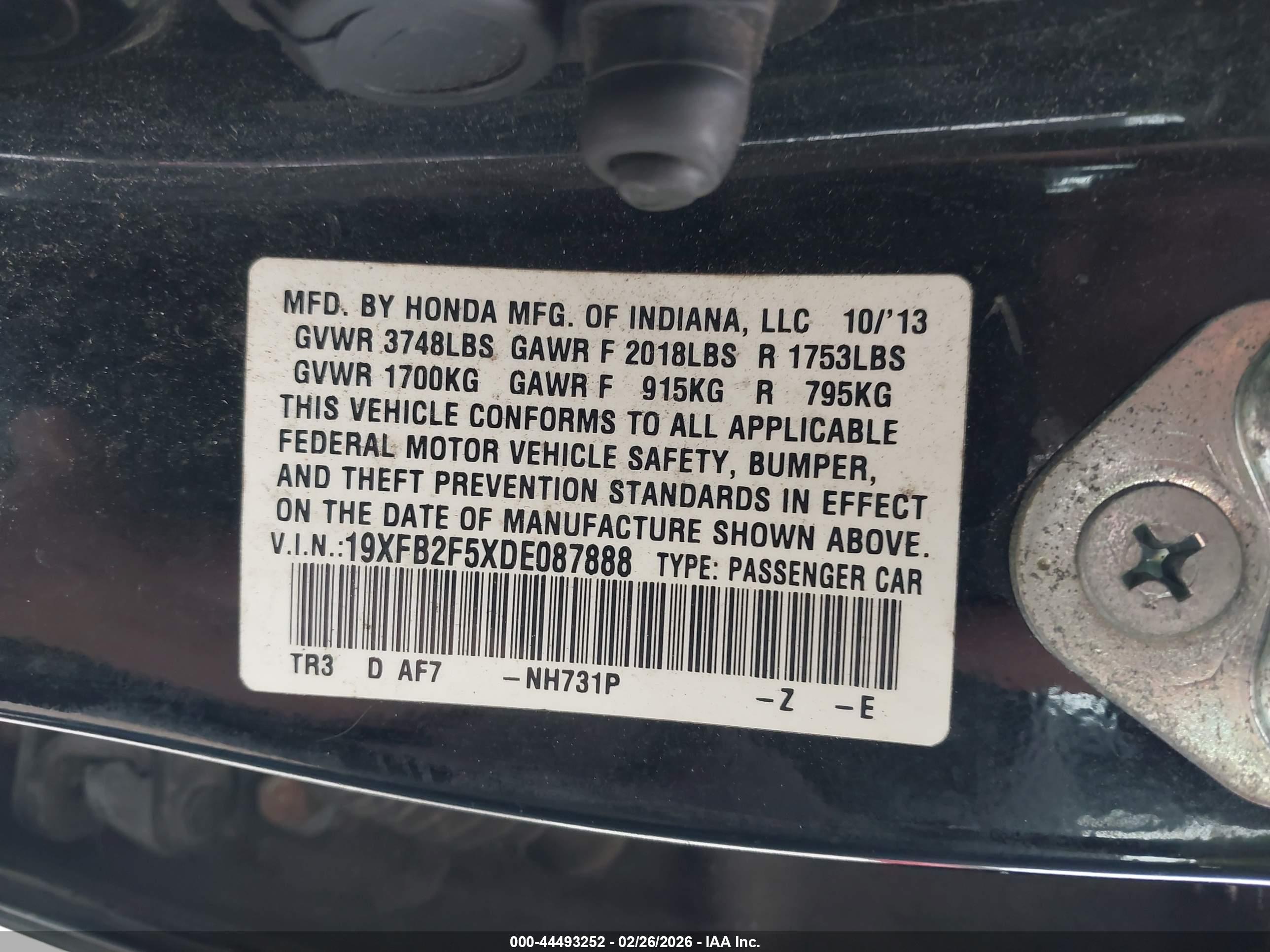 HONDA CIVIC image 9