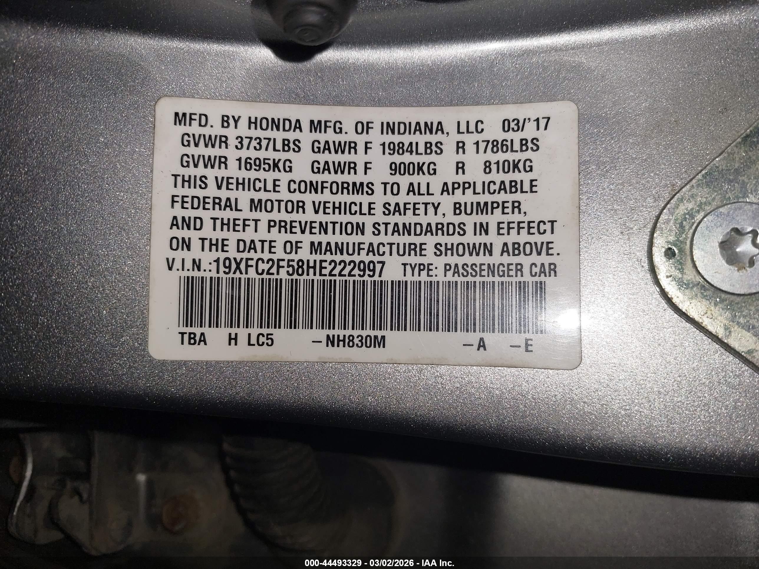HONDA CIVIC image 9
