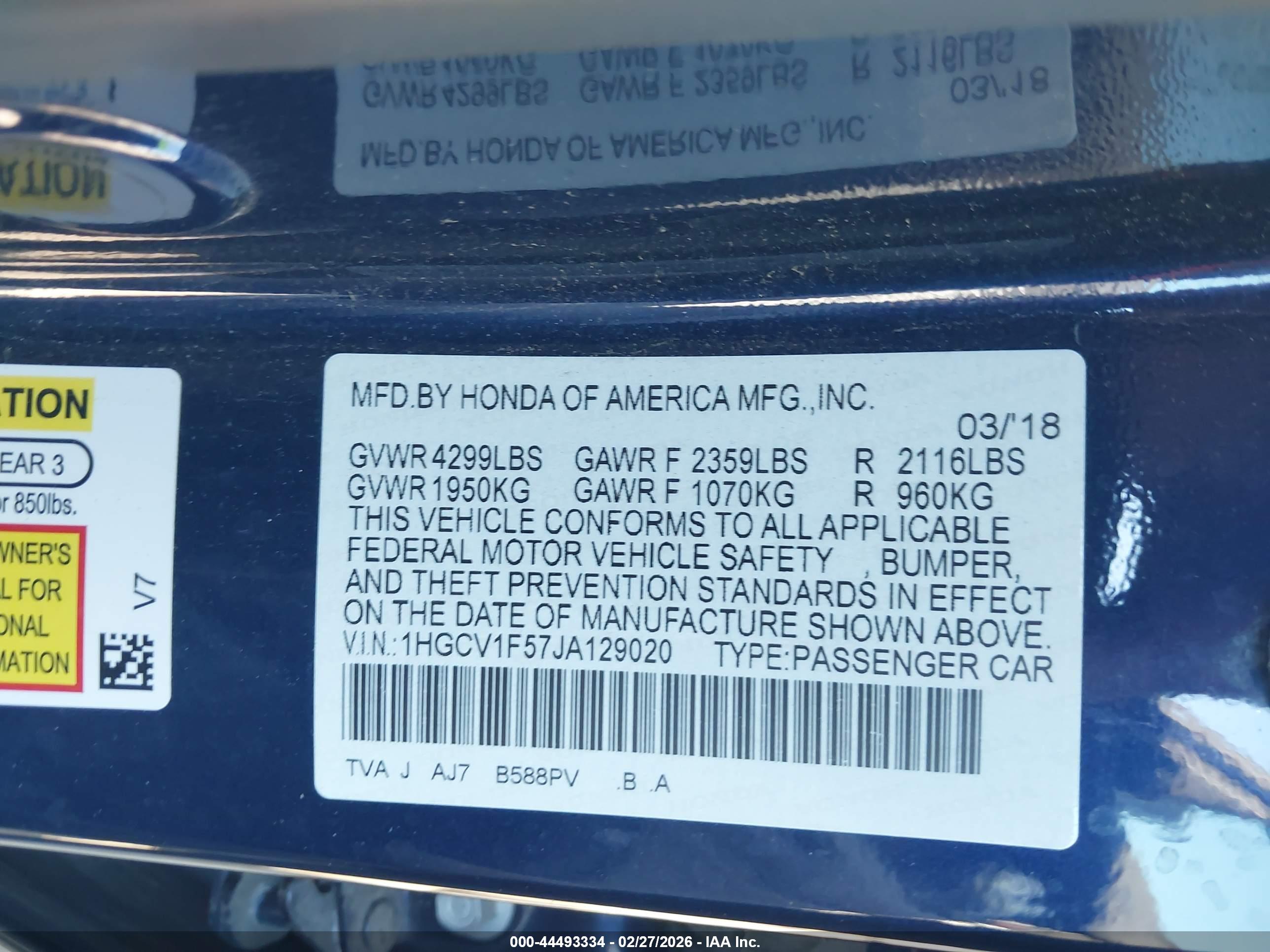 HONDA ACCORD image 9