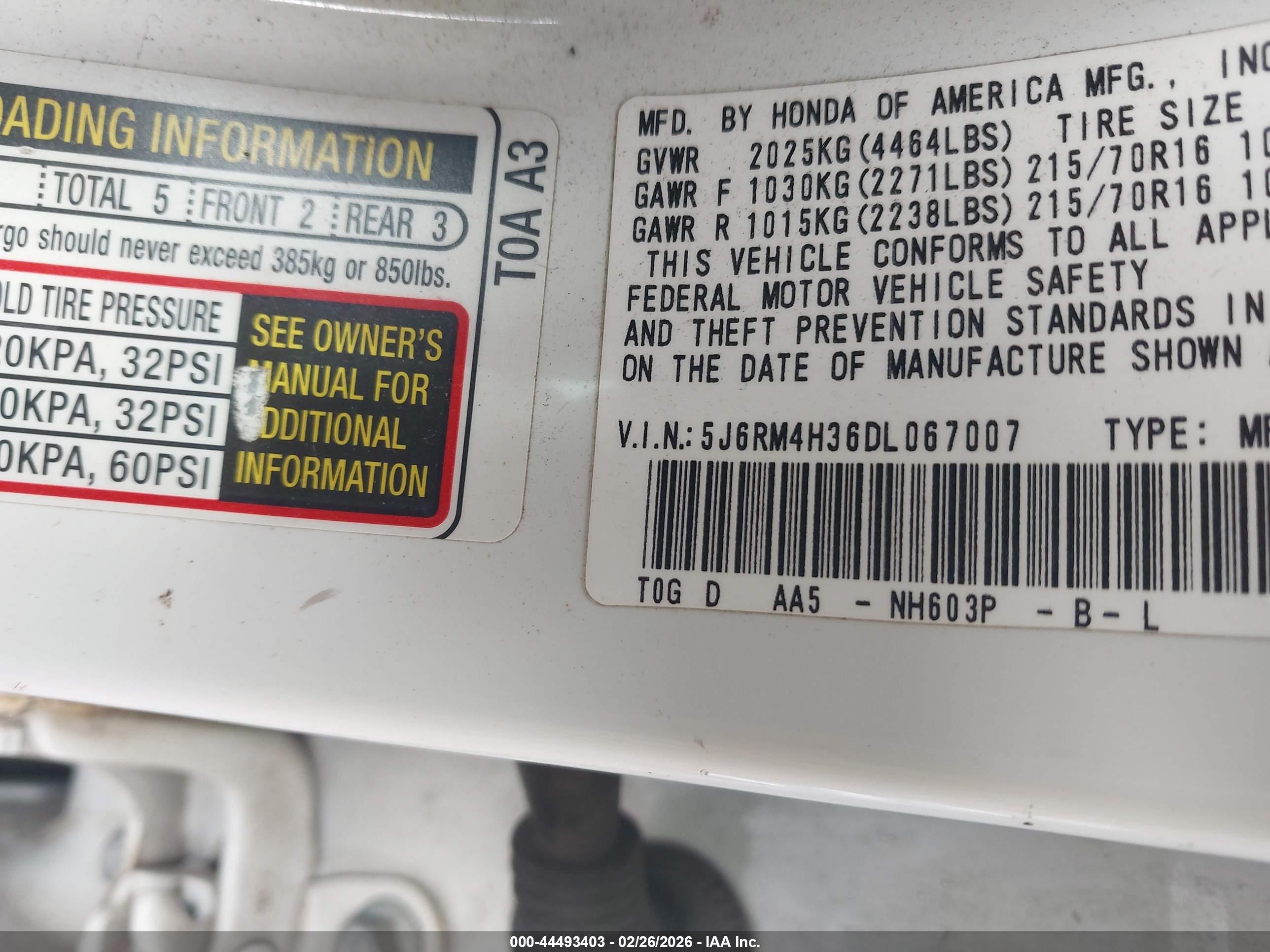HONDA CR-V image 9