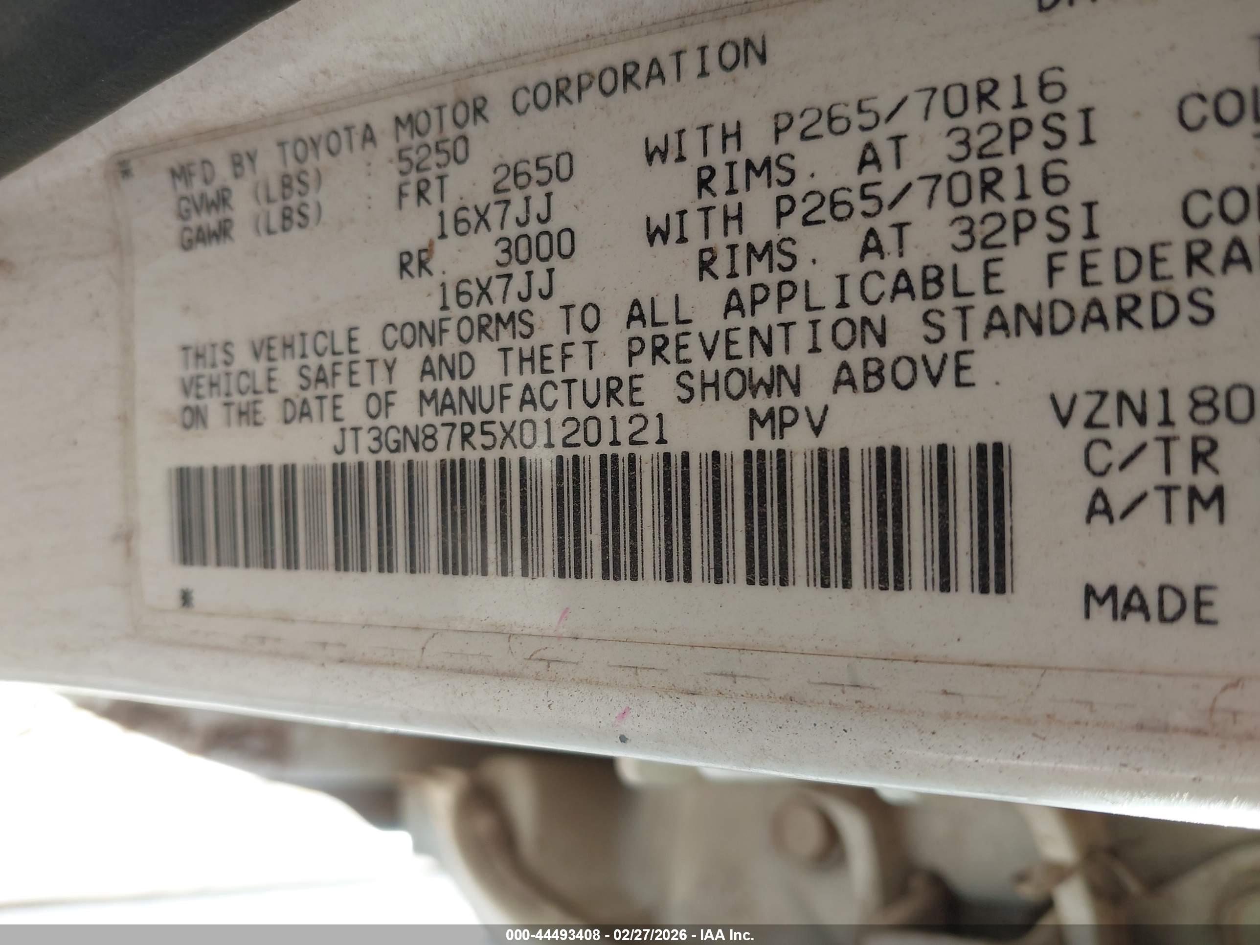 TOYOTA 4RUNNER image 9