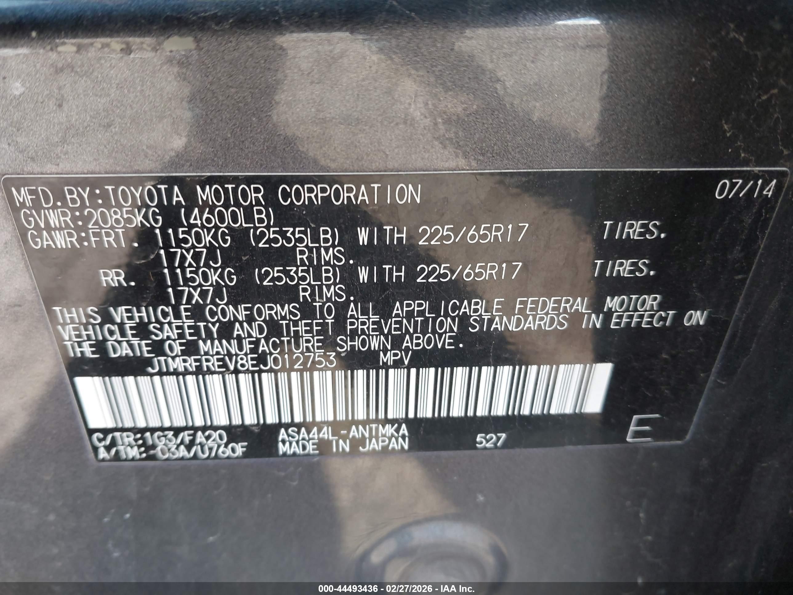 TOYOTA RAV4 image 9