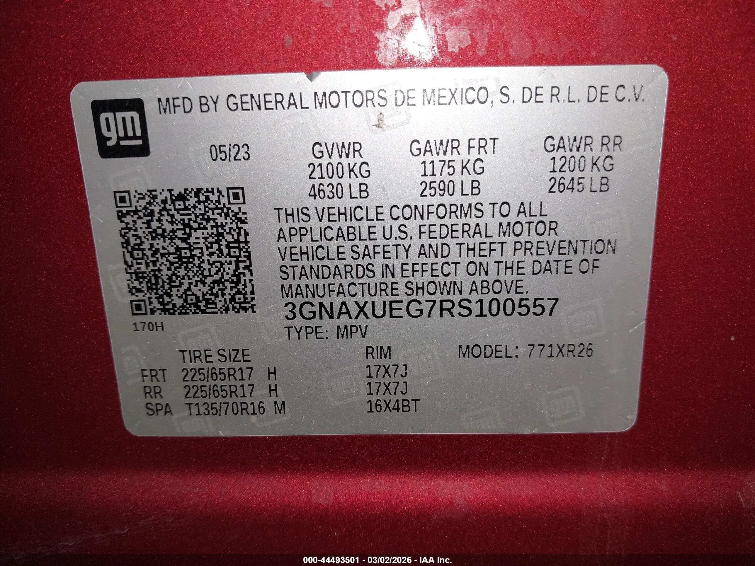 CHEVROLET EQUINOX image 9
