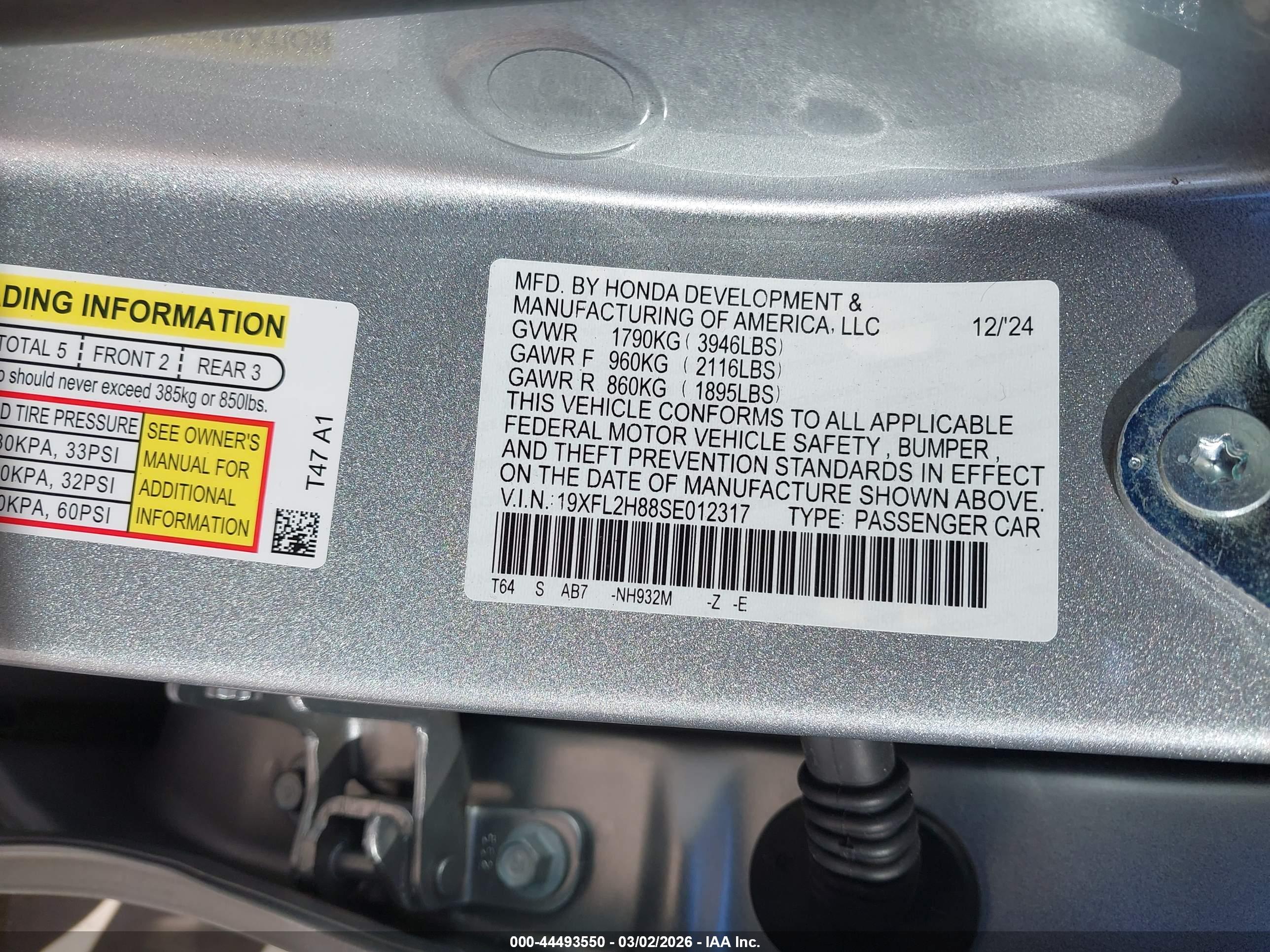 HONDA CIVIC image 9