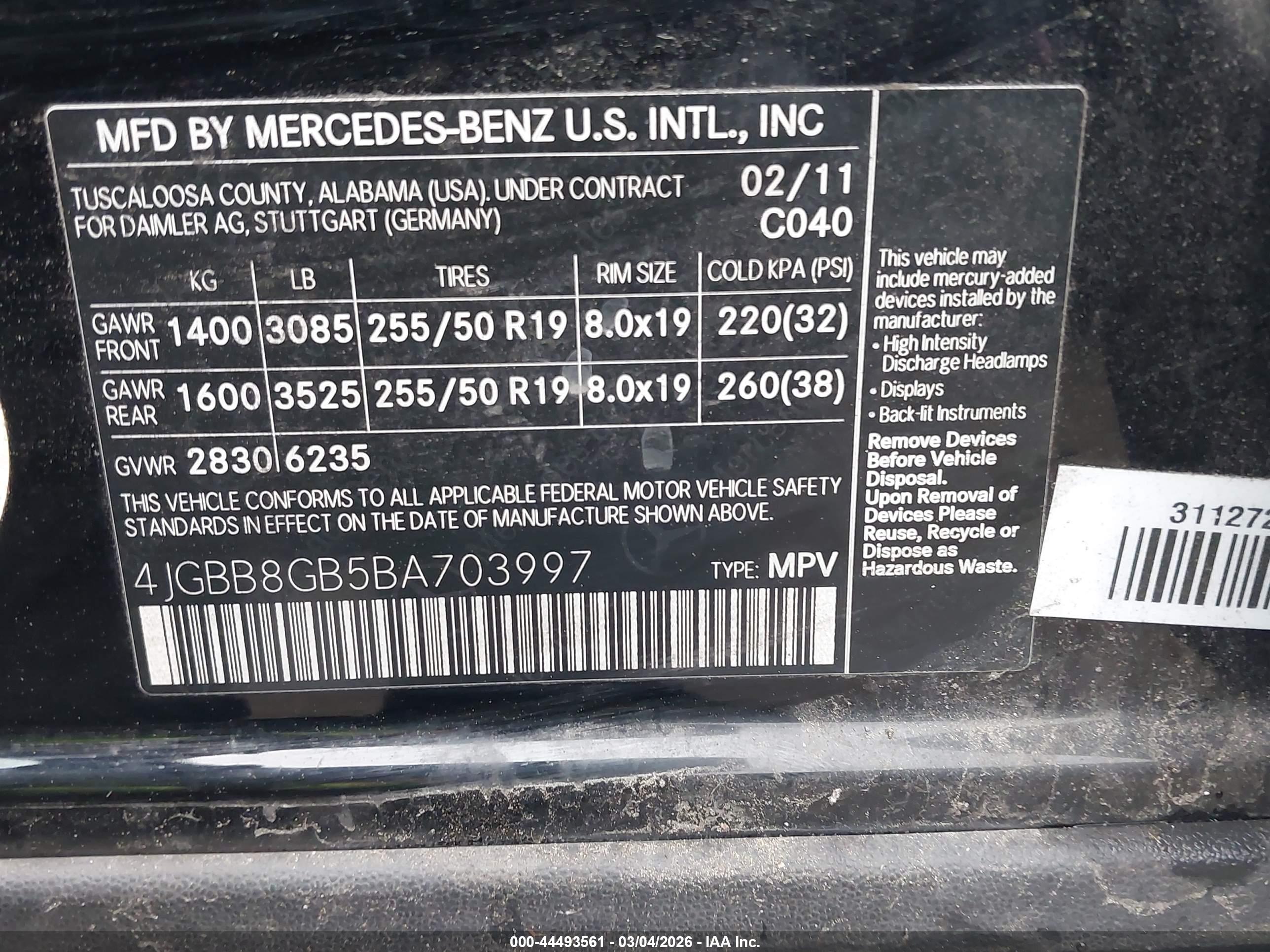 MERCEDES-BENZ ML image 9