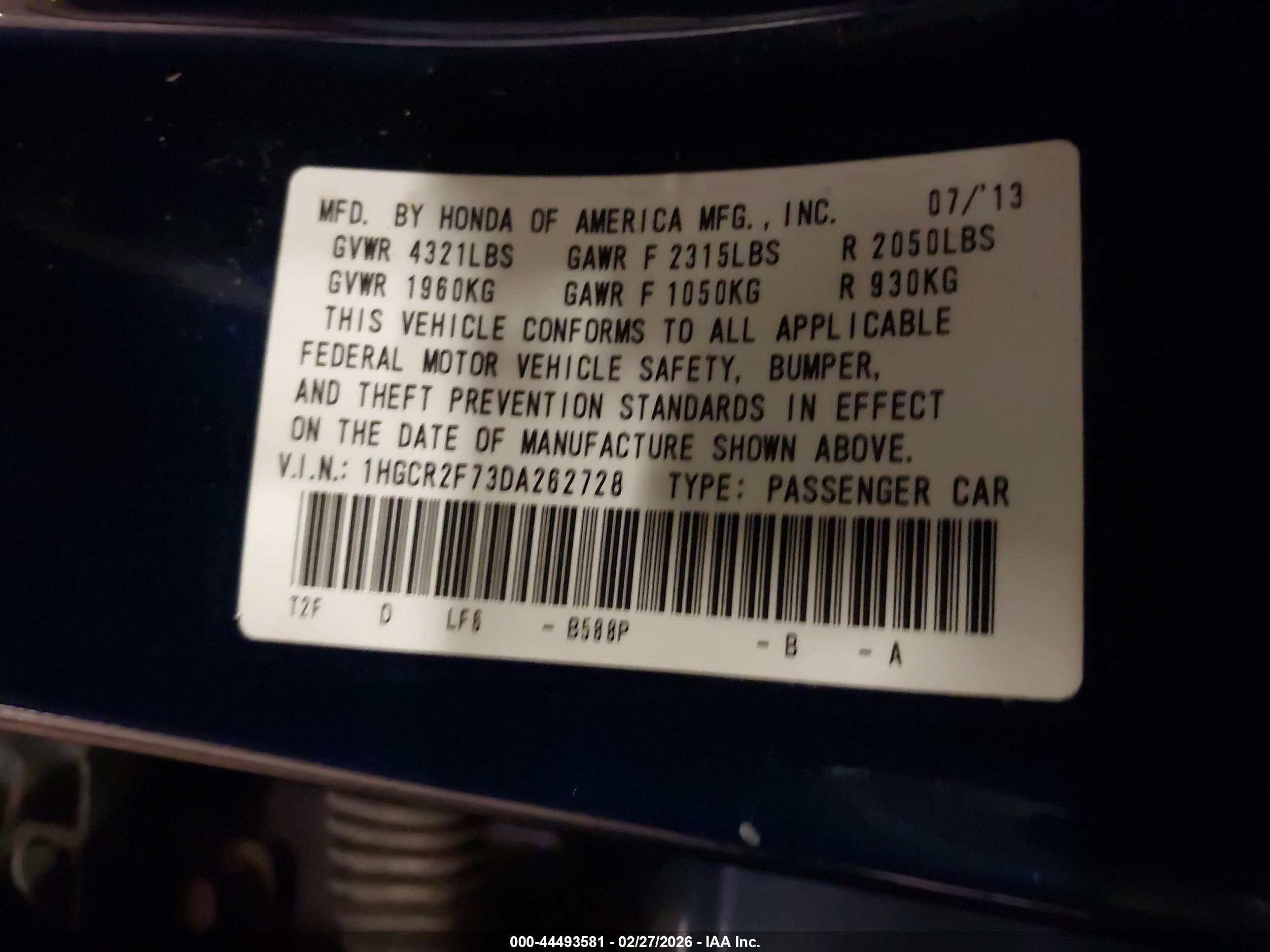 HONDA ACCORD image 9