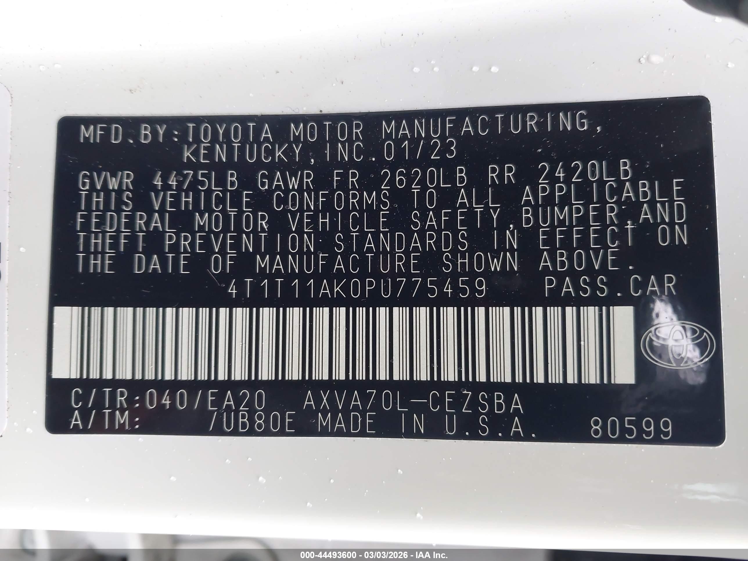 TOYOTA CAMRY image 9