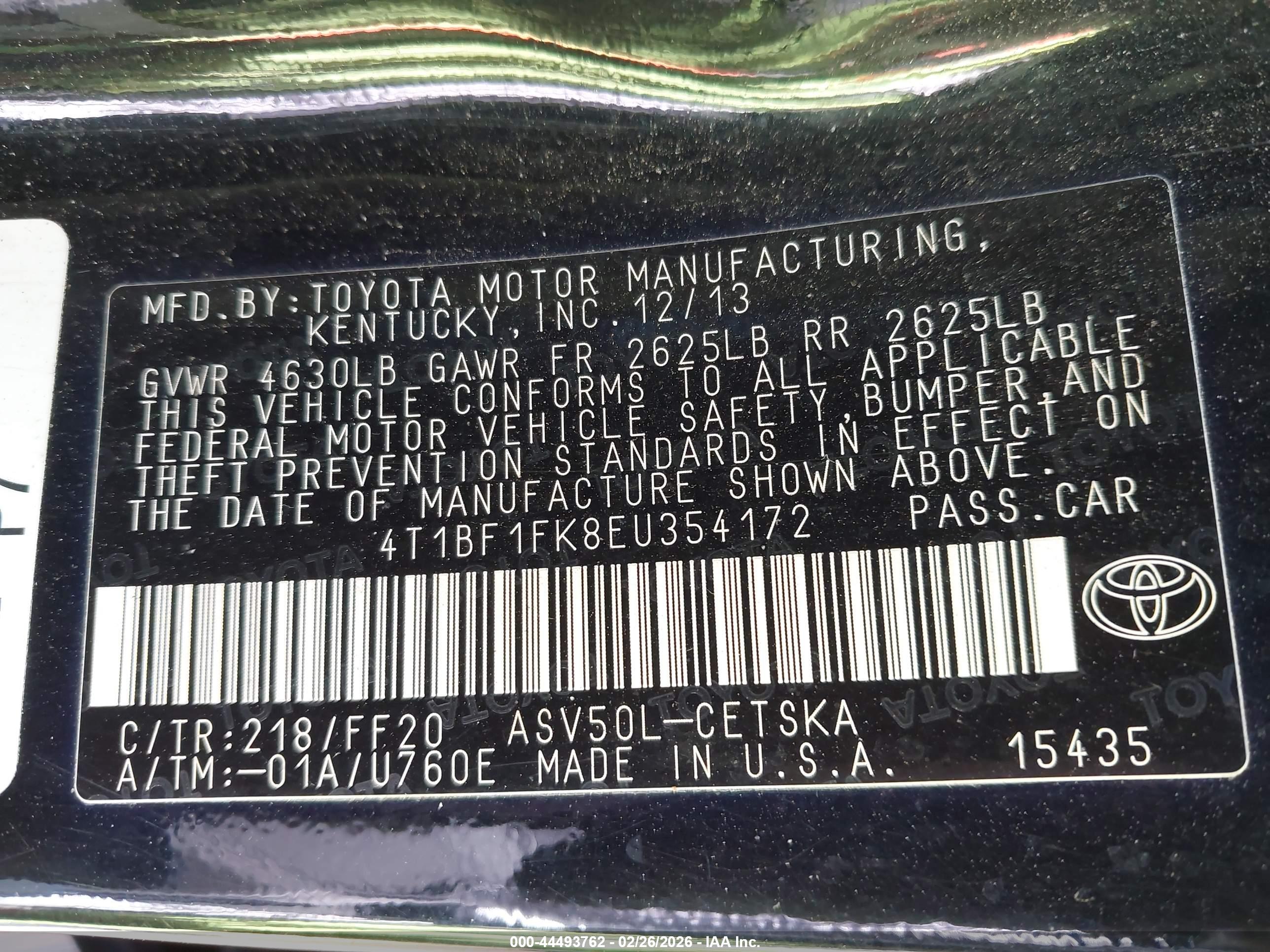 TOYOTA CAMRY image 9