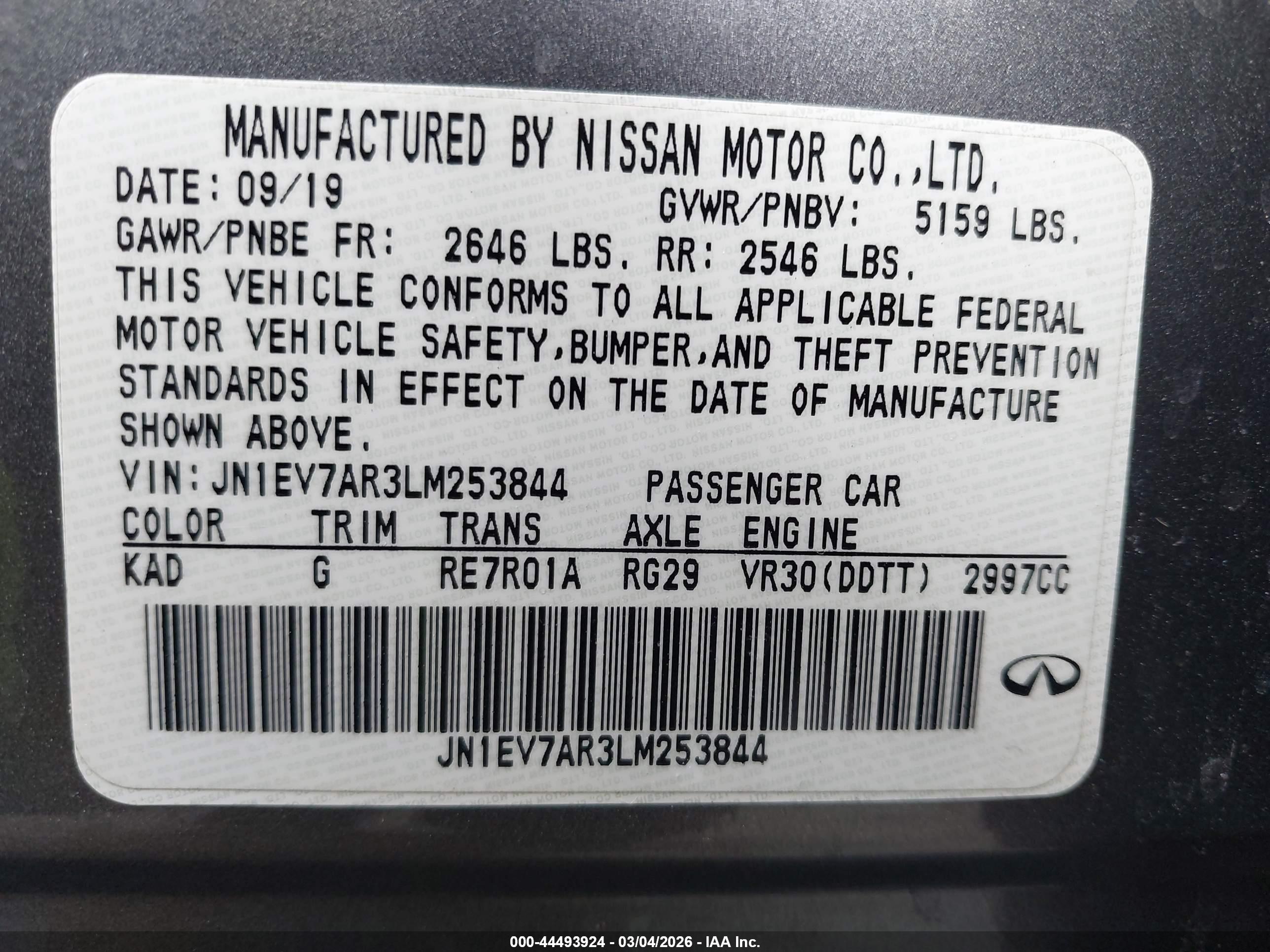INFINITI Q50 image 9